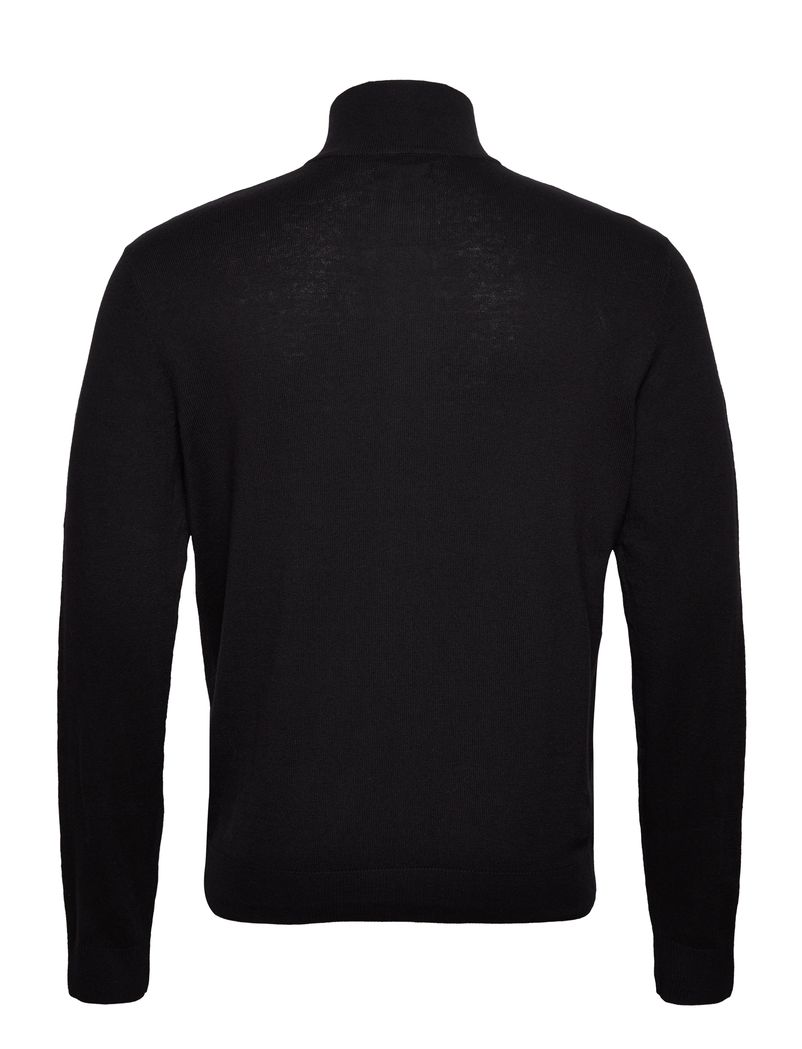 Jack & Jones - JJEEMIL KNIT TURTLE ZIP CARDIGAN NOOS - cardigans - black - 2