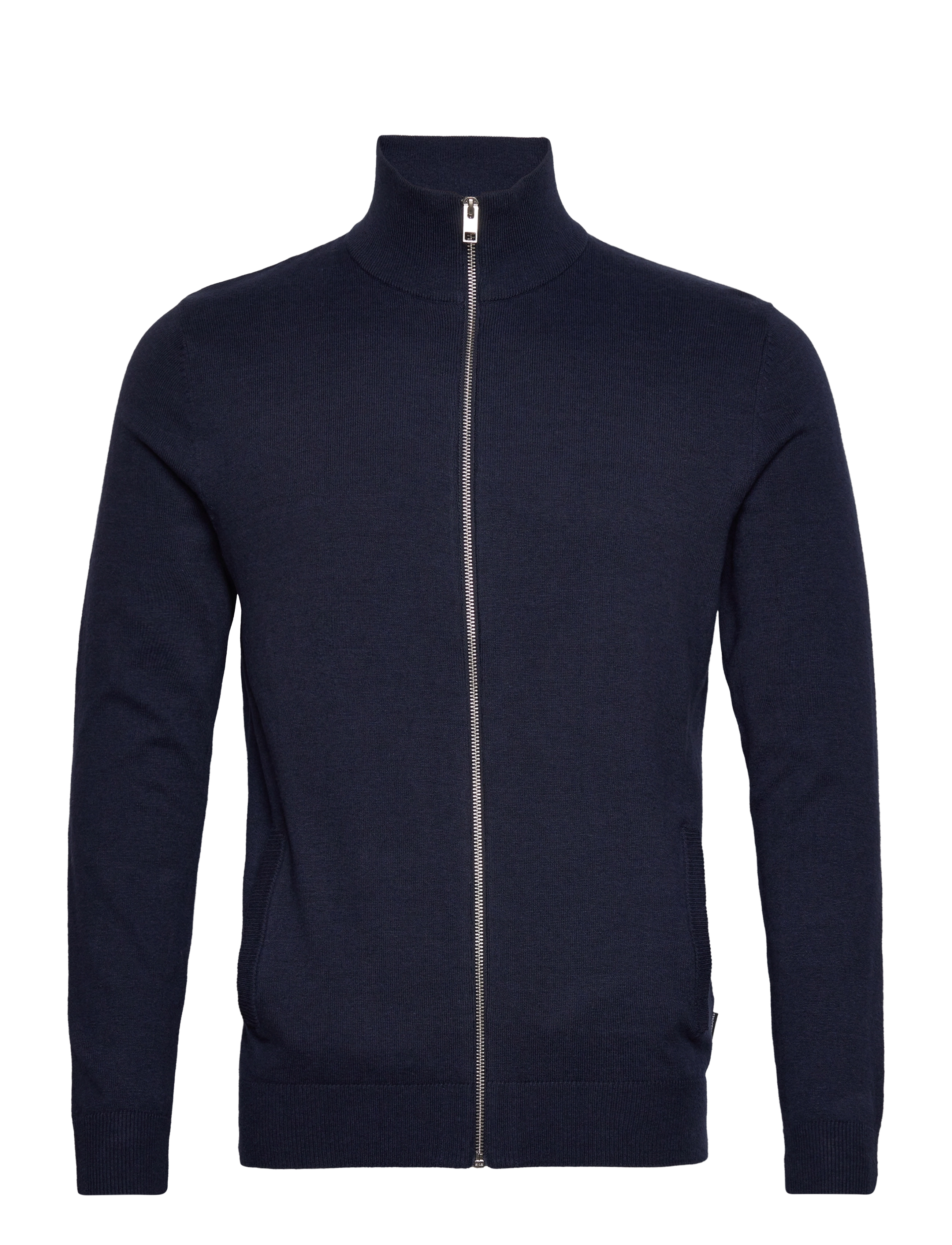 JACK & JONES Jjeemil Knit Turtle Zip Cardigan Noos Navy - XXL - Herren