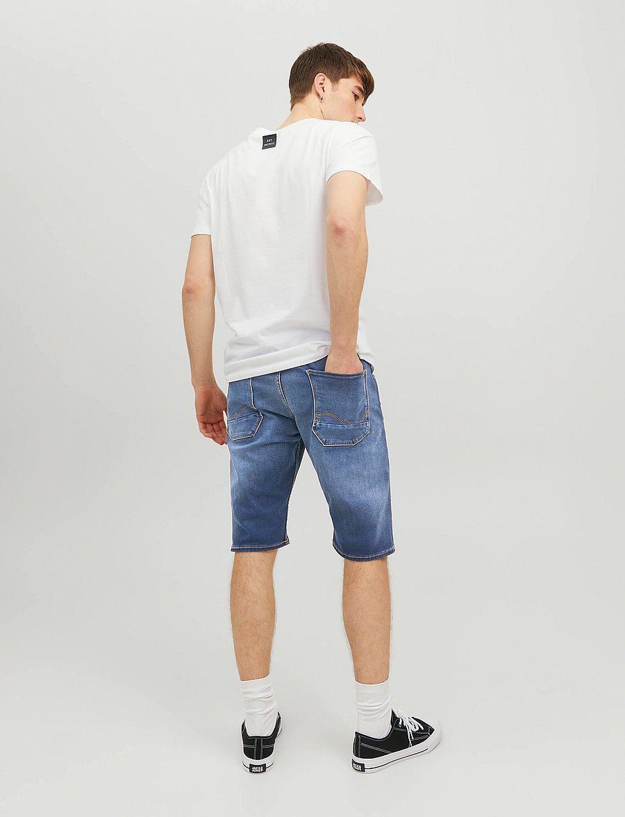 Jack & Jones - JJISCALE JJLONG SHORTS GE 608 I.K - short en jean - blue denim - 3