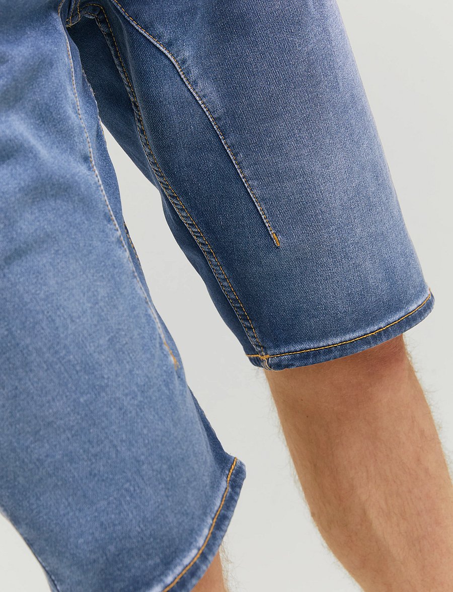 Jack & Jones - JJISCALE JJLONG SHORTS GE 608 I.K - short en jean - blue denim - 5