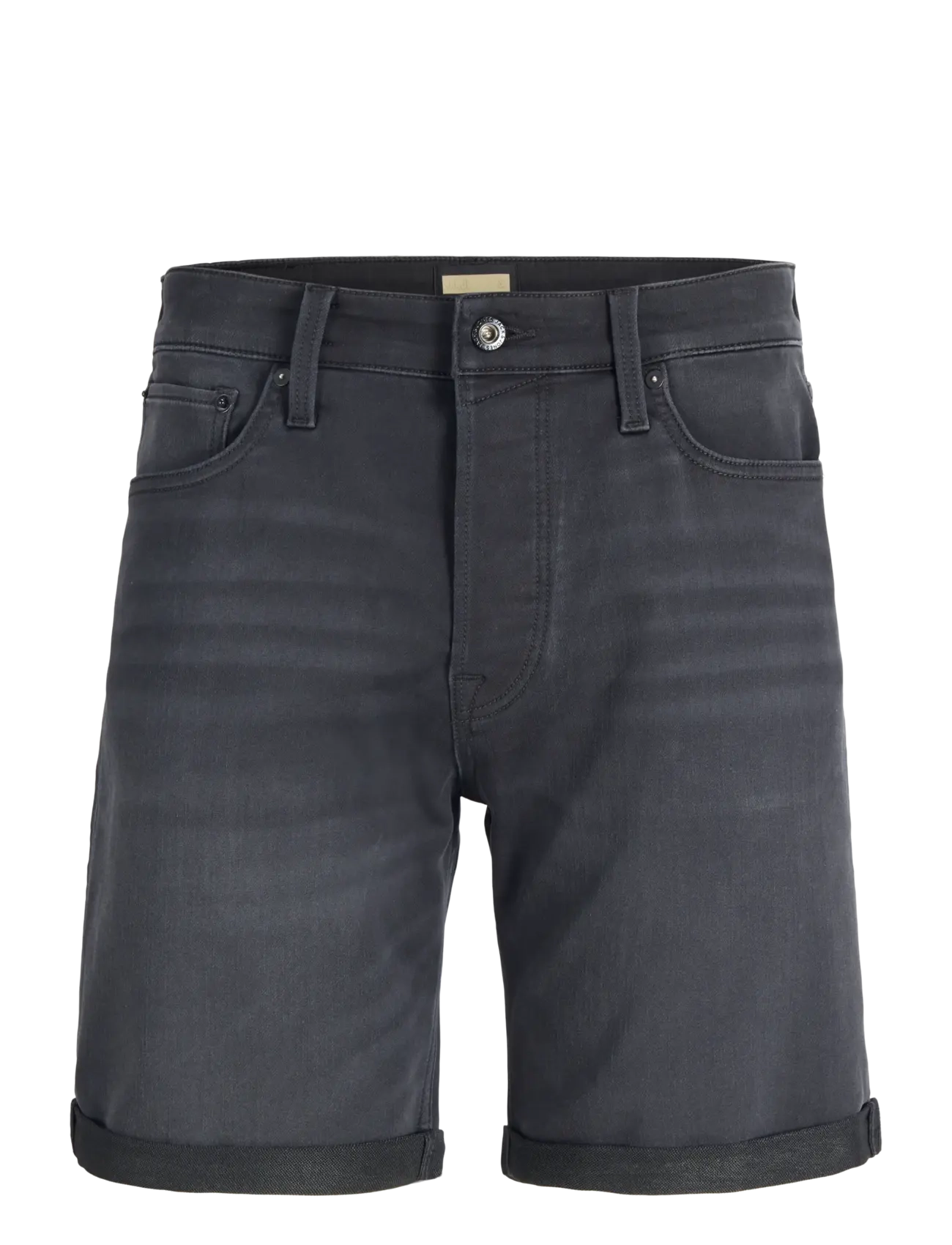 Jack & Jones JJIRICK JJICON SHORTS GE 720 I.K SN - Shorts - BLACK DENIM / black
