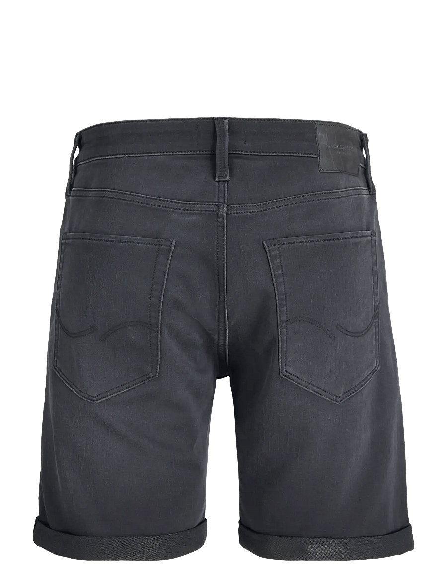 Jack & Jones - JJIRICK JJICON SHORTS GE 720 I.K SN - lühikesed teksapüksid - black denim - 2