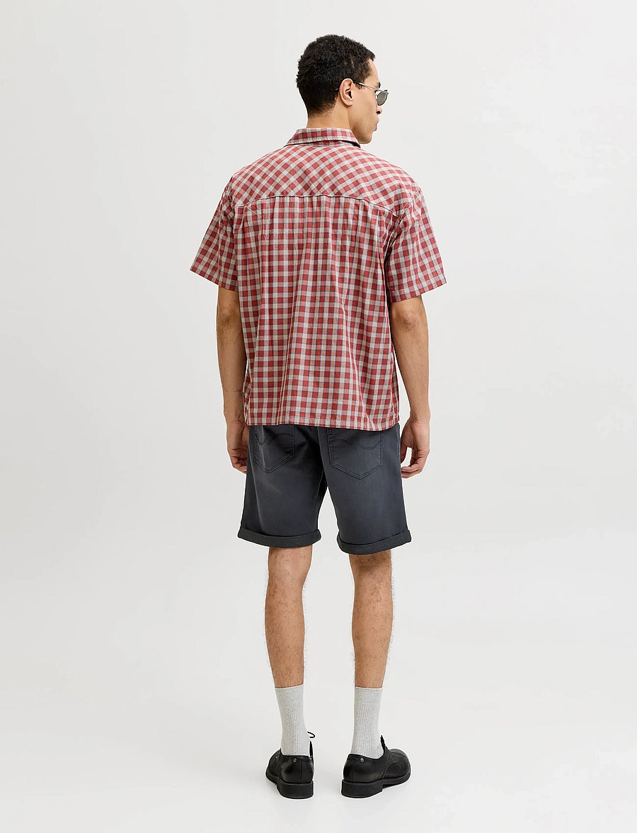 Jack & Jones - JJIRICK JJICON SHORTS GE 720 I.K SN - lühikesed teksapüksid - black denim - 3