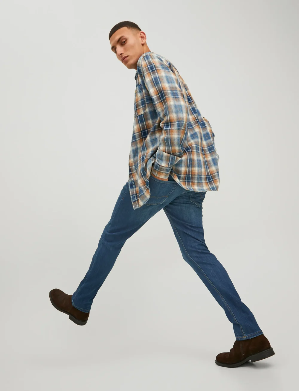 Jack & Jones - JJIGLENN JJORIGINAL AM 819 NOOS PIW - slim jeans - blue denim - 5