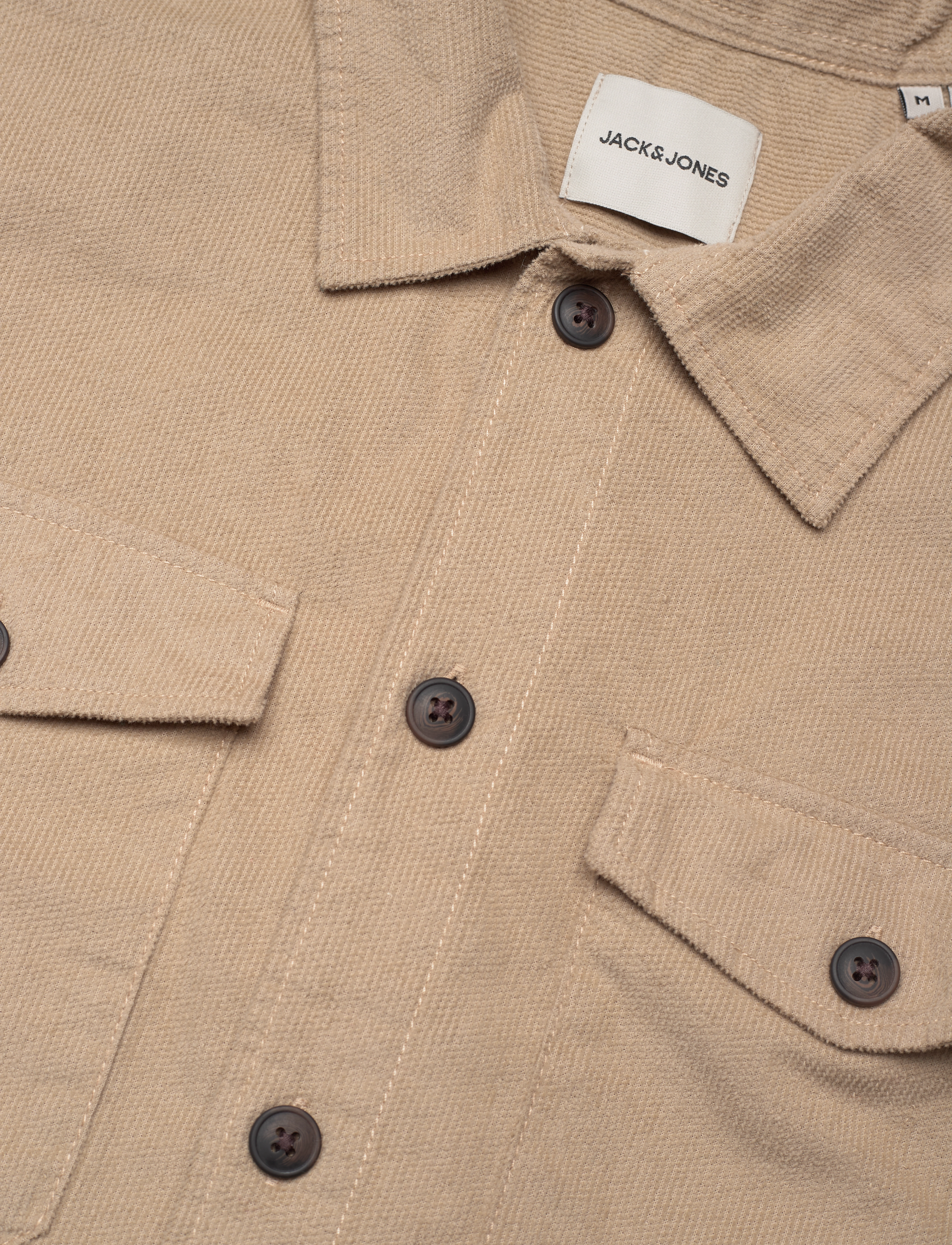 Jack & Jones - JJEJAY OVERSHIRT CORDUROY L/S - crockery - 2