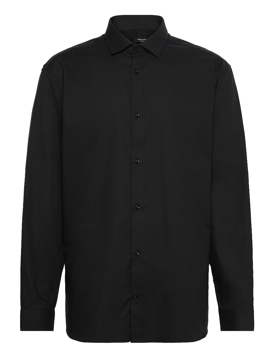 Jack & Jones - JPRBLAPARKER SHIRT L/S NOOS - gestreifte hemden - black - 1