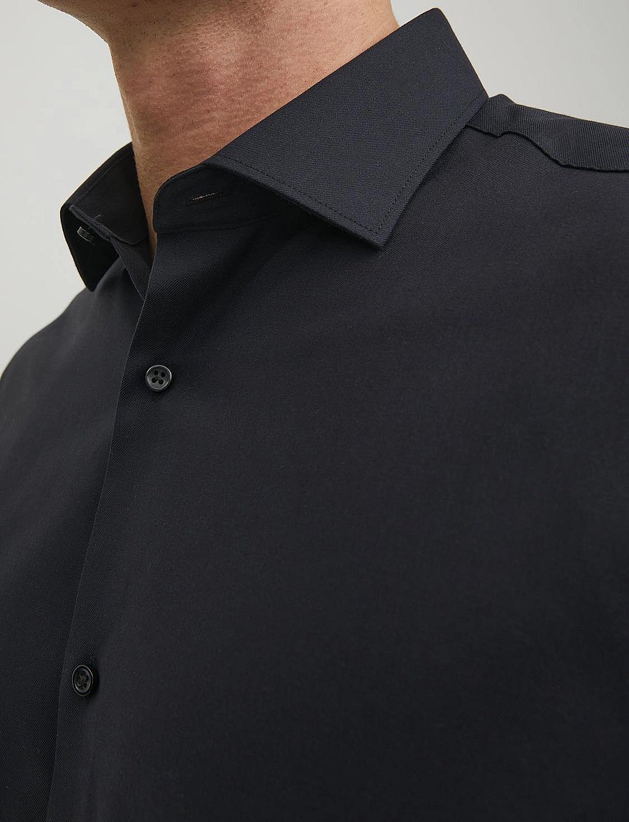 Jack & Jones - JPRBLAPARKER SHIRT L/S NOOS - gestreifte hemden - black - 5