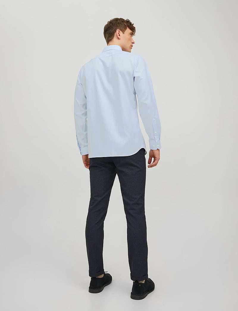 Jack & Jones - JPRBLAPARKER SHIRT L/S NOOS - gestreifte hemden - cashmere blue - 3
