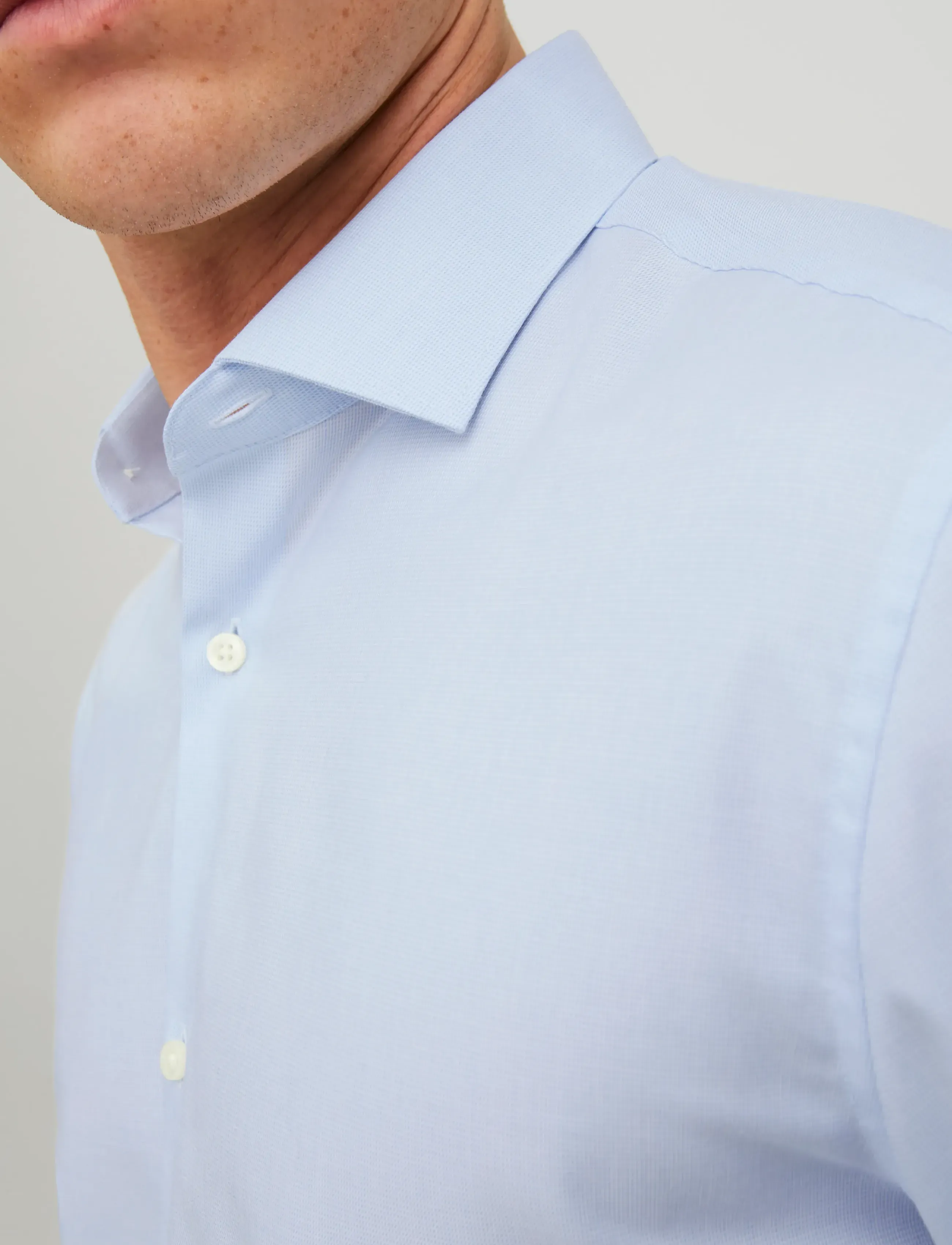 Jack & Jones - JPRBLAPARKER SHIRT L/S NOOS - triibulised särgid - cashmere blue - 5