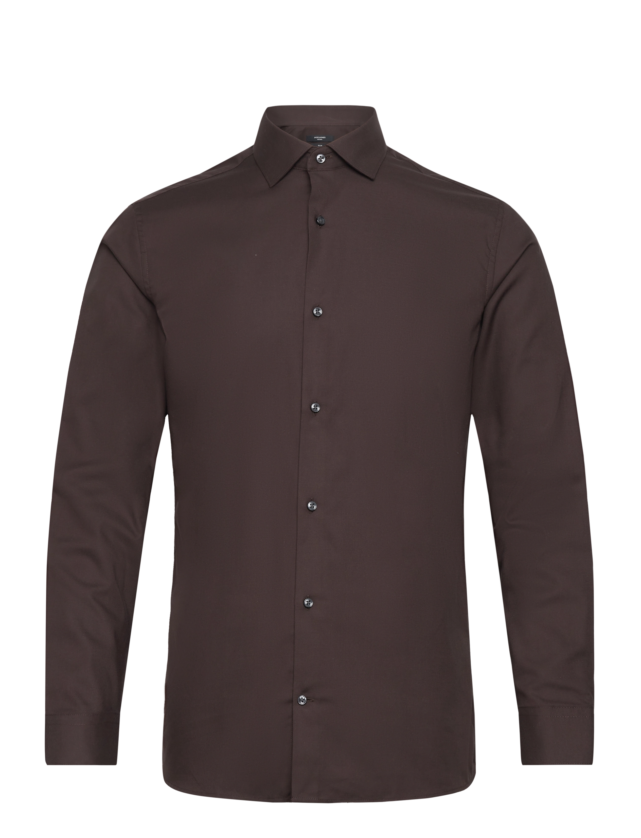 JACK & JONES Jprblaparker Shirt L/S Noos Braun - L - Herren