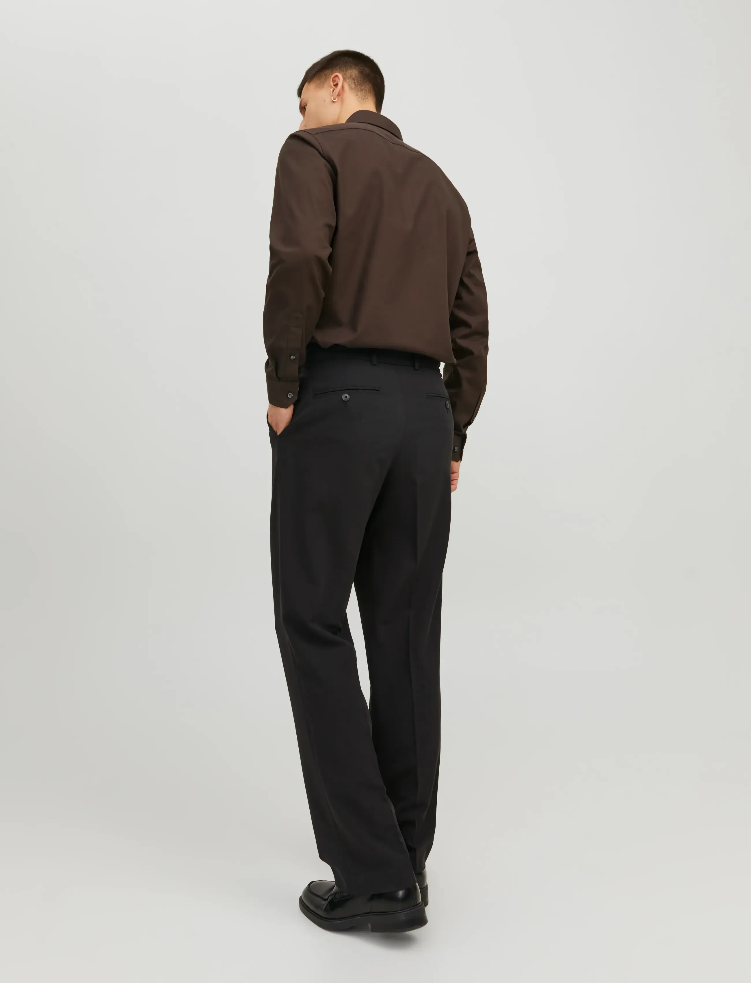 Jack & Jones - JPRBLAPARKER SHIRT L/S NOOS - tavalised t-särgid - chocolate torte - 3