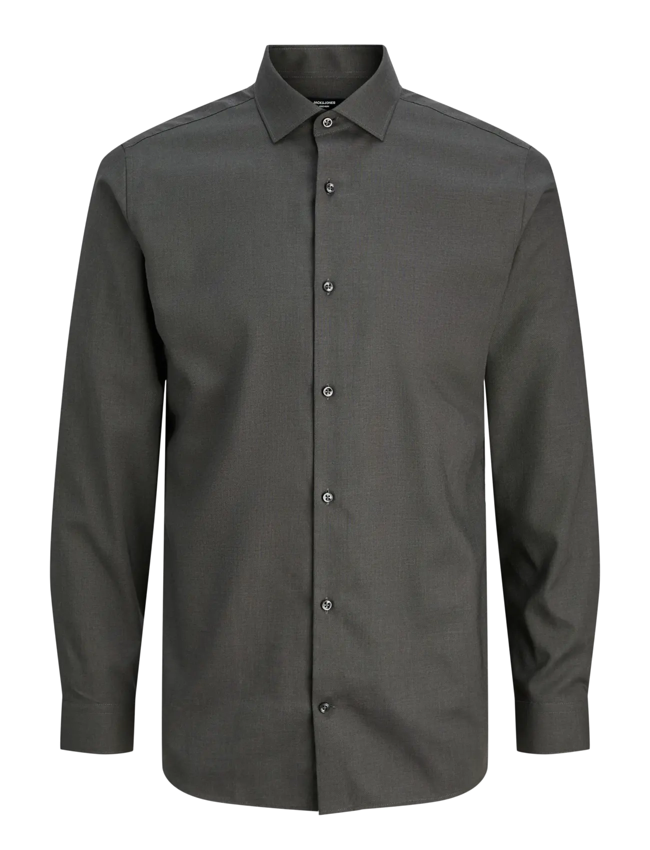 Jack & Jones - JPRBLAPARKER SHIRT L/S NOOS - randiga skjortor - dark grey melange - 1