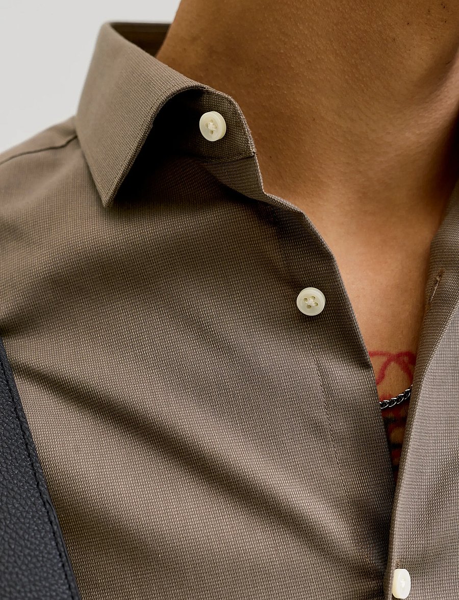 Jack & Jones - JPRBLAPARKER SHIRT L/S NOOS - chemises à rayures - demitasse - 4