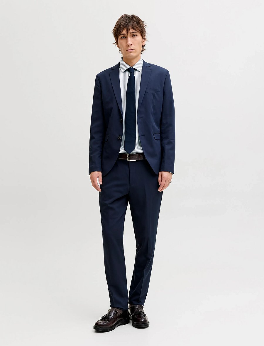 Jack & Jones - JPRBLAPARKER SHIRT L/S NOOS - stribede skjorter - faded denim - 3