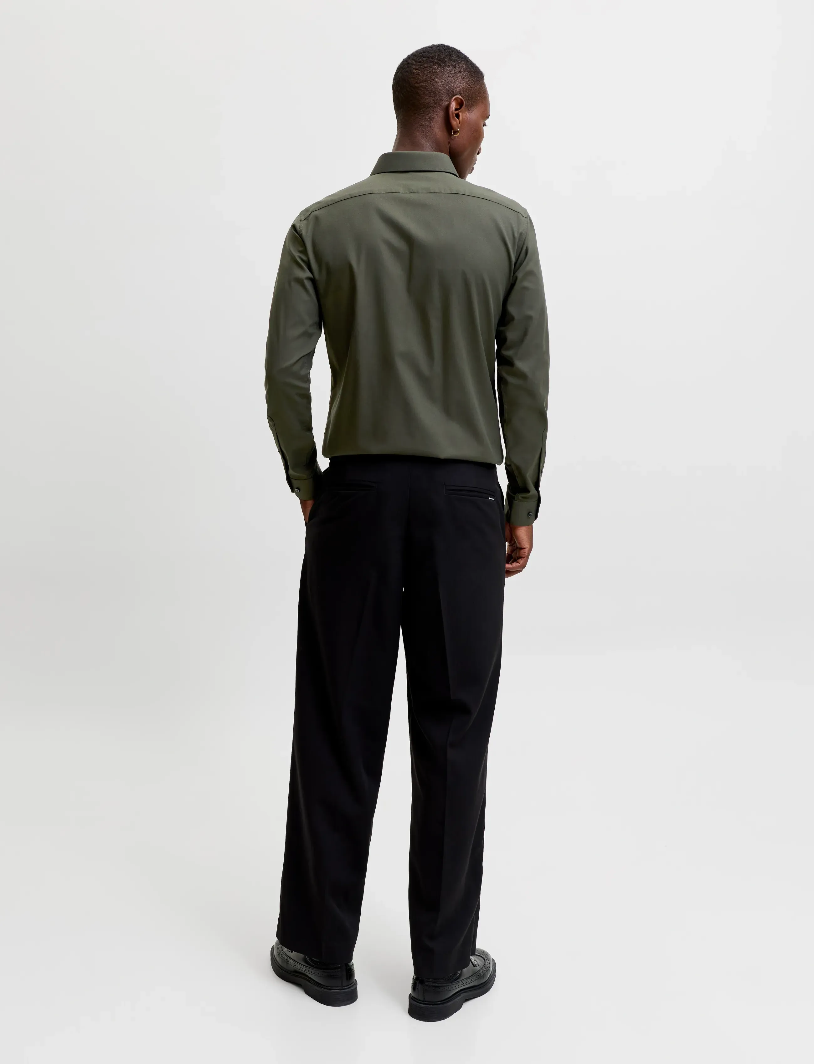 Jack & Jones - JPRBLAPARKER SHIRT L/S NOOS - striped shirts - forest night - 2