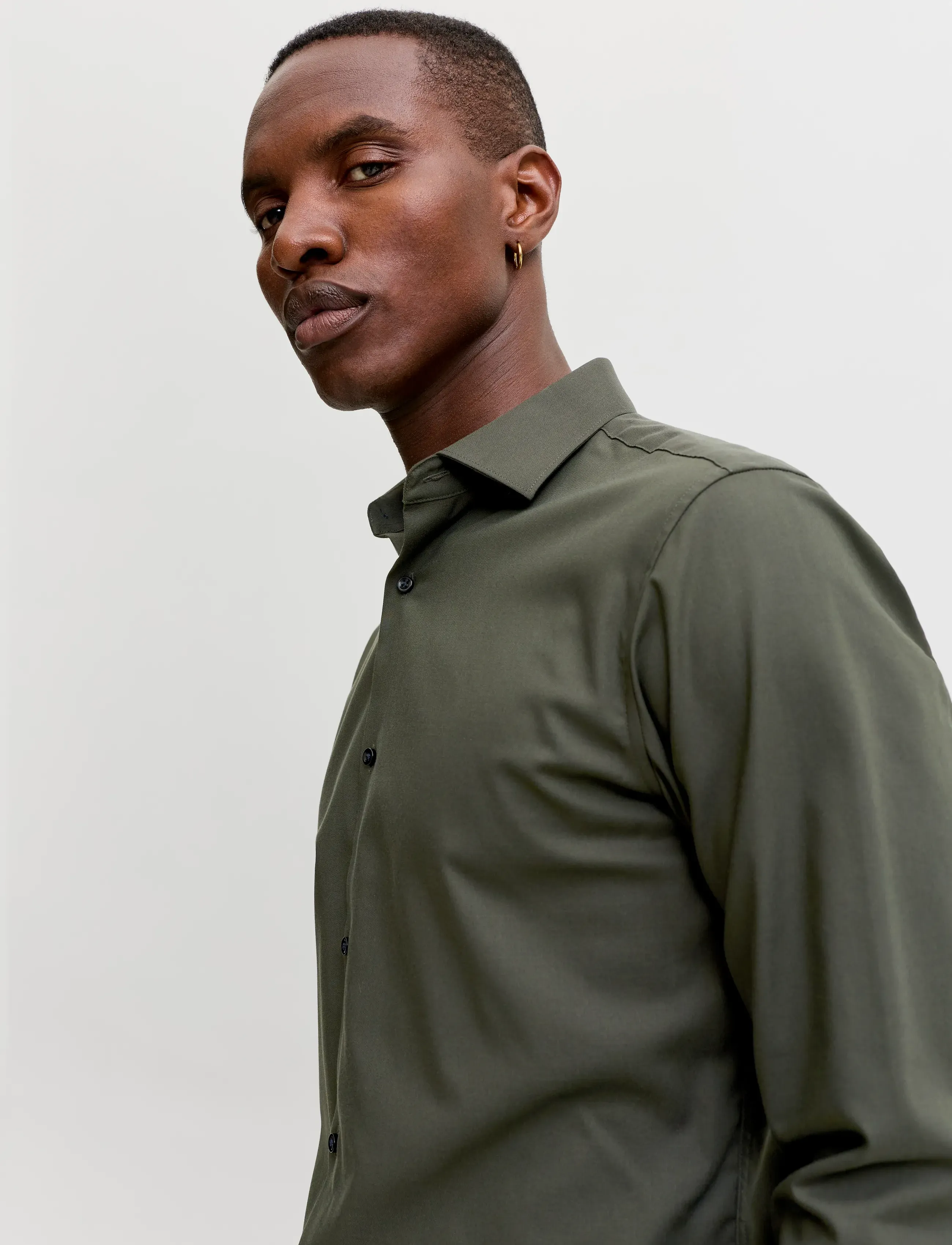 Jack & Jones - JPRBLAPARKER SHIRT L/S NOOS - striped shirts - forest night - 4