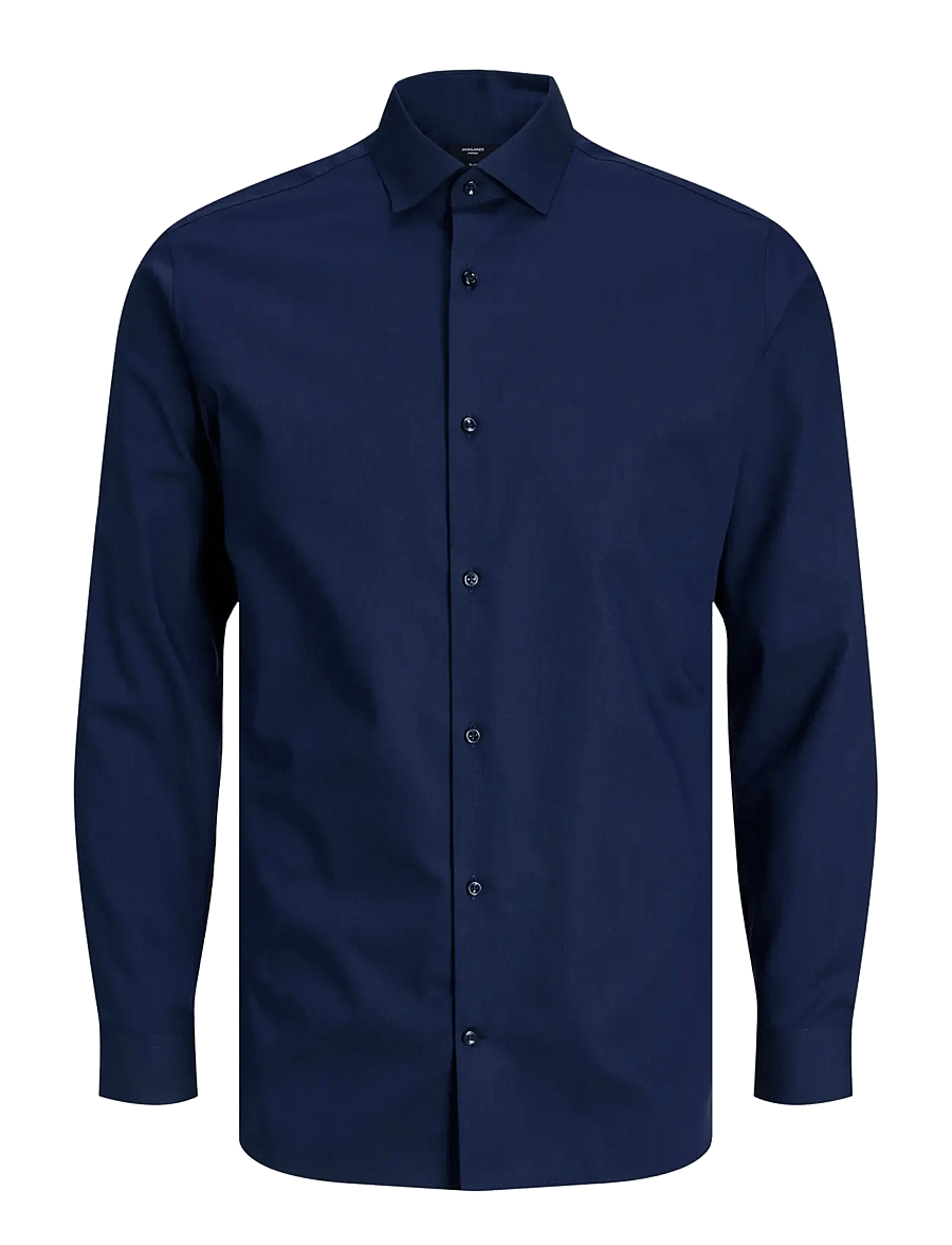 Jack & Jones - JPRBLAPARKER SHIRT L/S NOOS - triibulised särgid - perfect navy - 1
