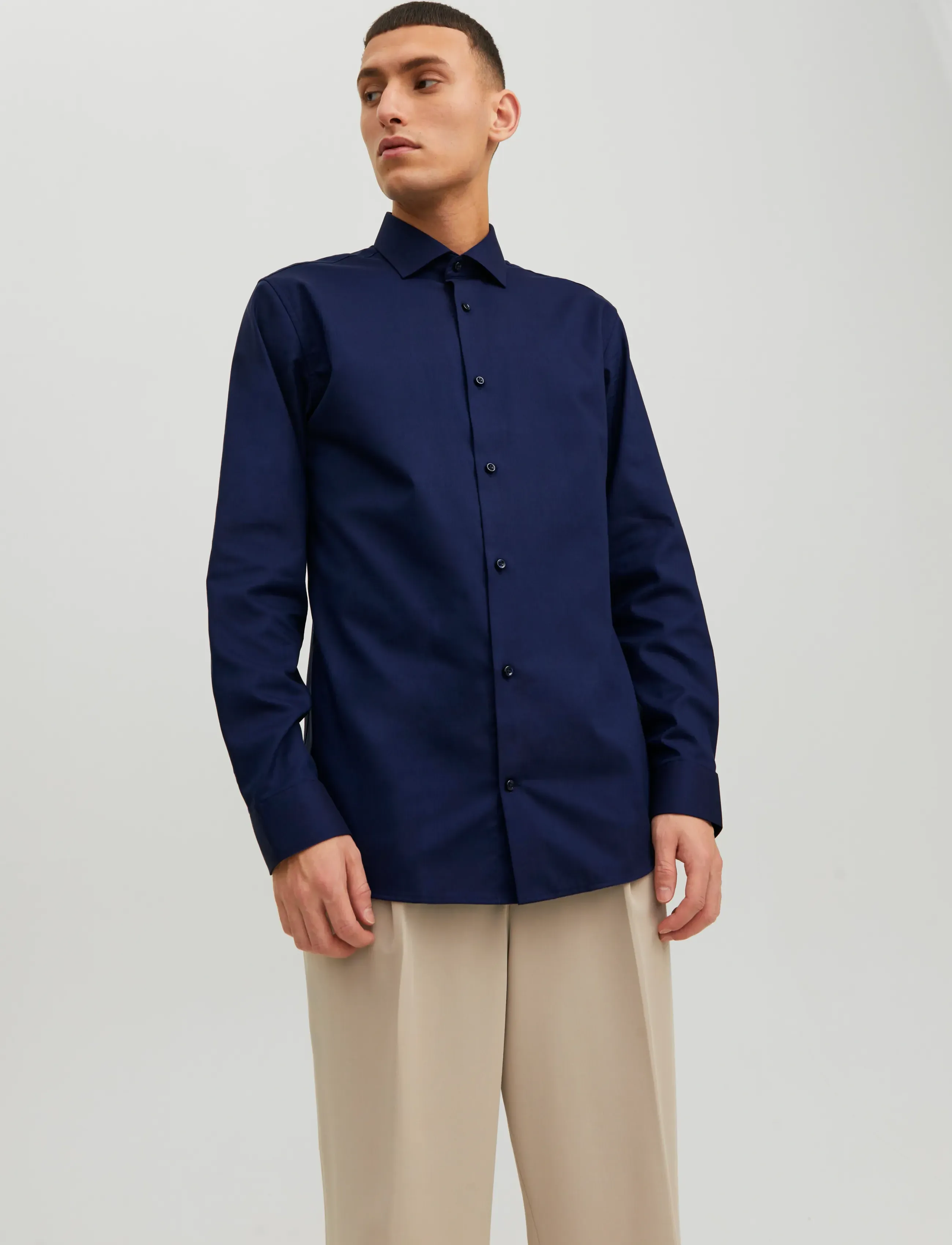 Jack & Jones JPRBLAPARKER SHIRT L/S NOOS - Kostymskjortor - PERFECT NAVY / navy
