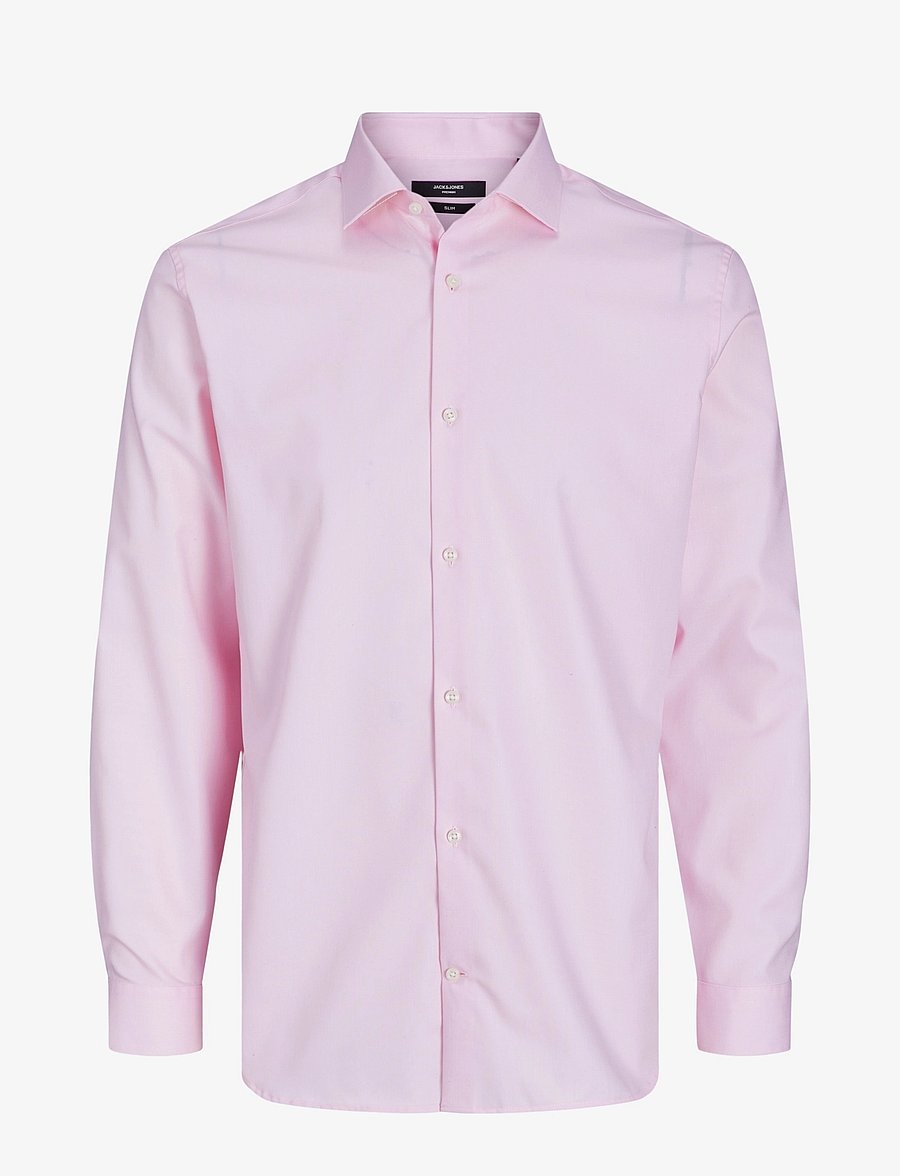 Jack & Jones - JPRBLAPARKER SHIRT L/S NOOS - randiga skjortor - pink nectar - 1