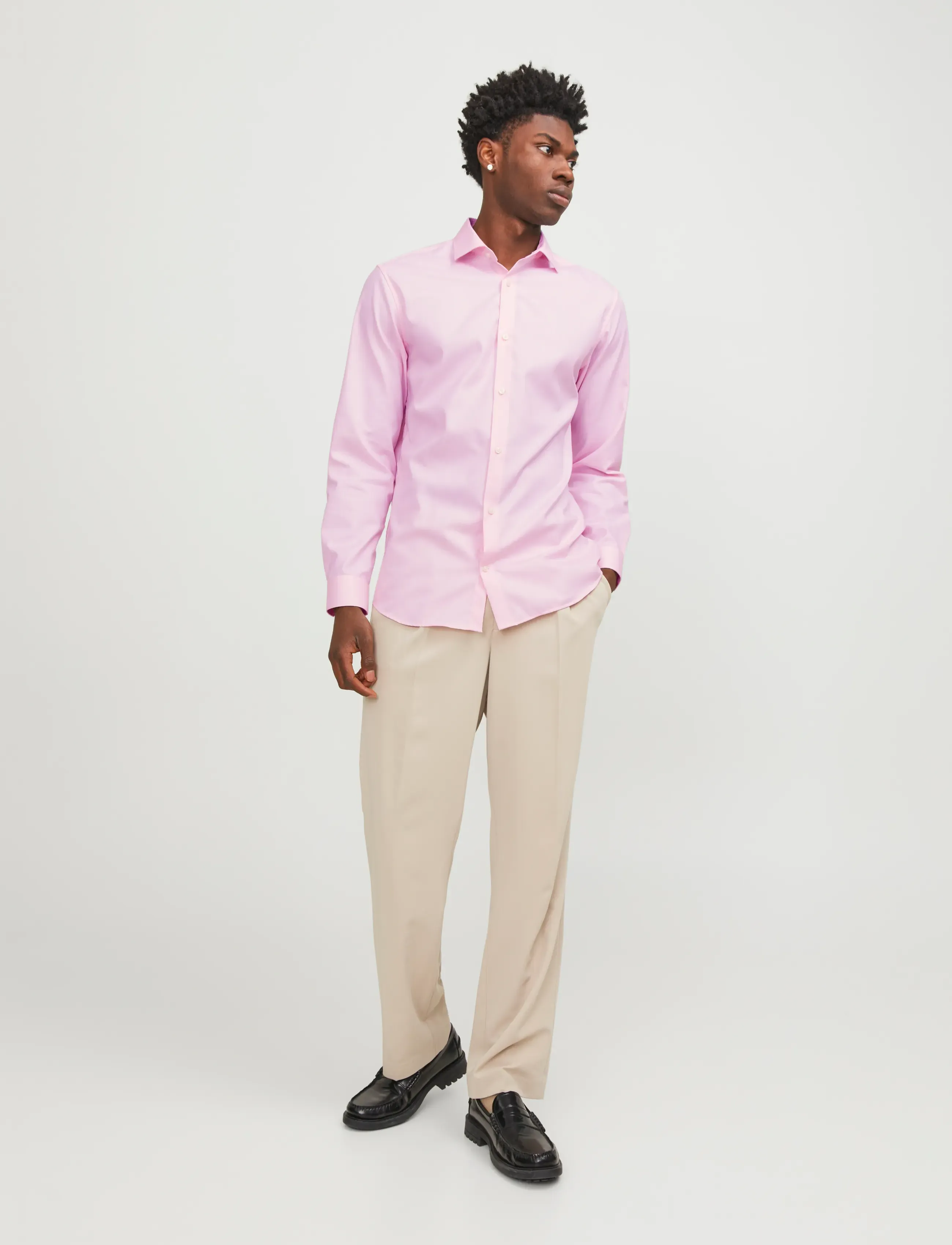 Jack & Jones - JPRBLAPARKER SHIRT L/S NOOS - striped shirts - pink nectar - 3
