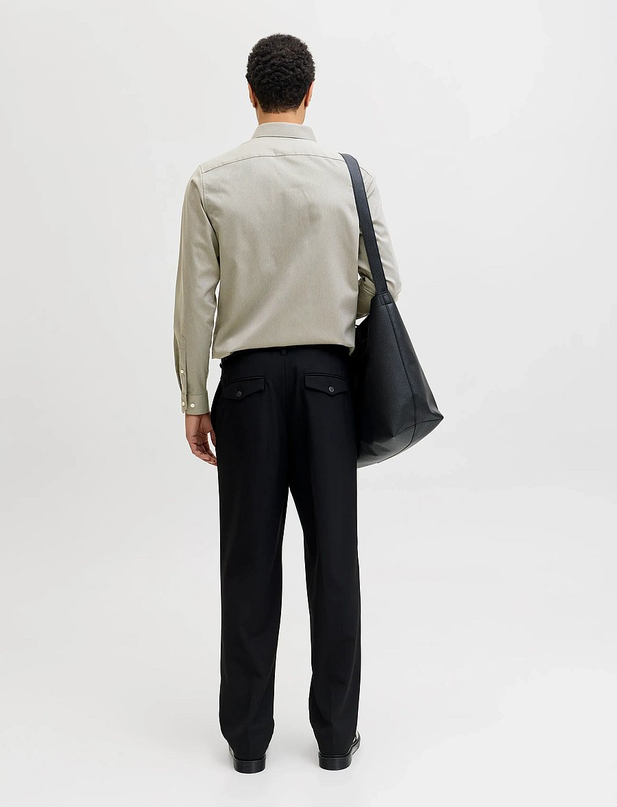 Jack & Jones - JPRBLAPARKER SHIRT L/S NOOS - gestreifte hemden - smokey olive - 2