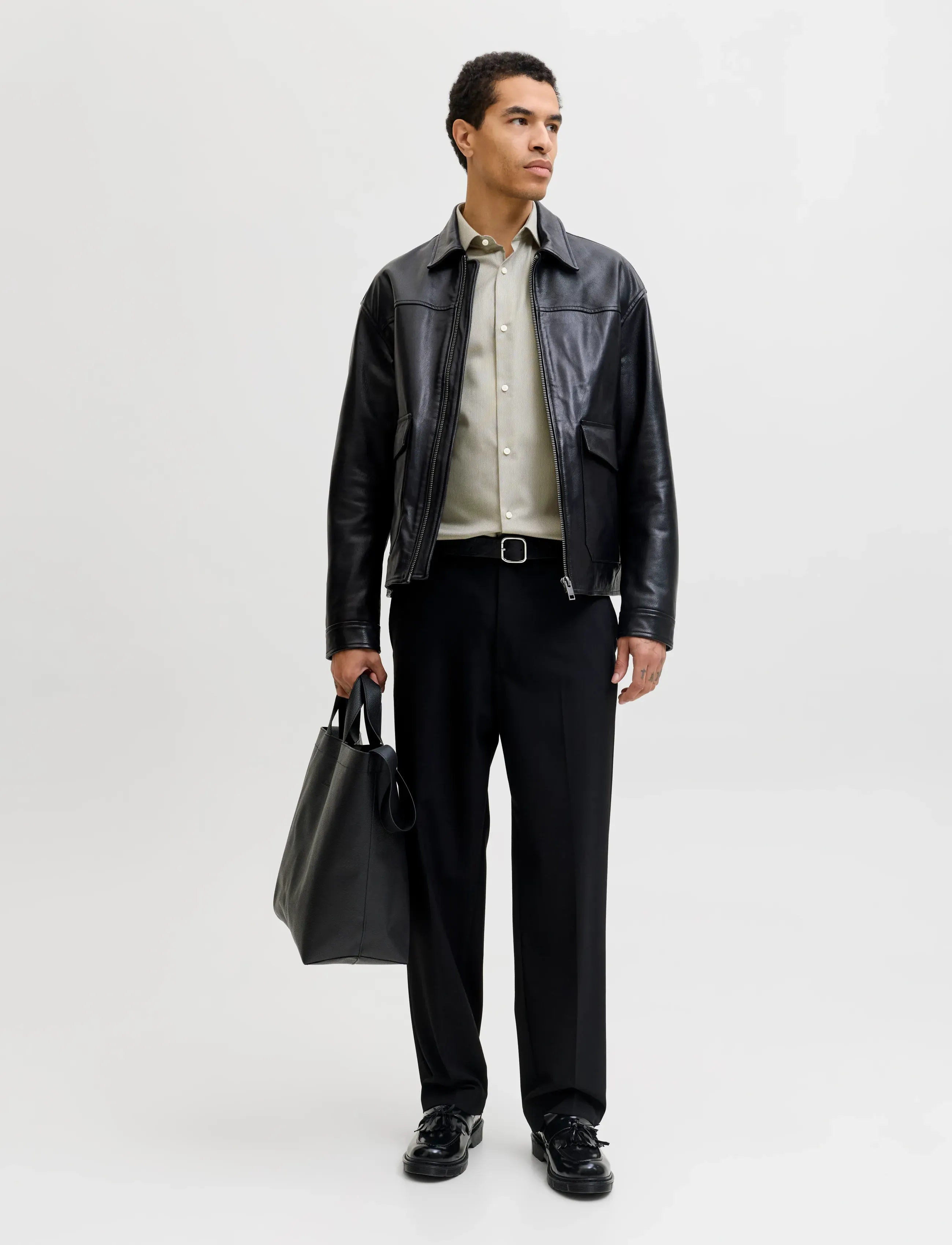 Jack & Jones - JPRBLAPARKER SHIRT L/S NOOS - gestreifte hemden - smokey olive - 3