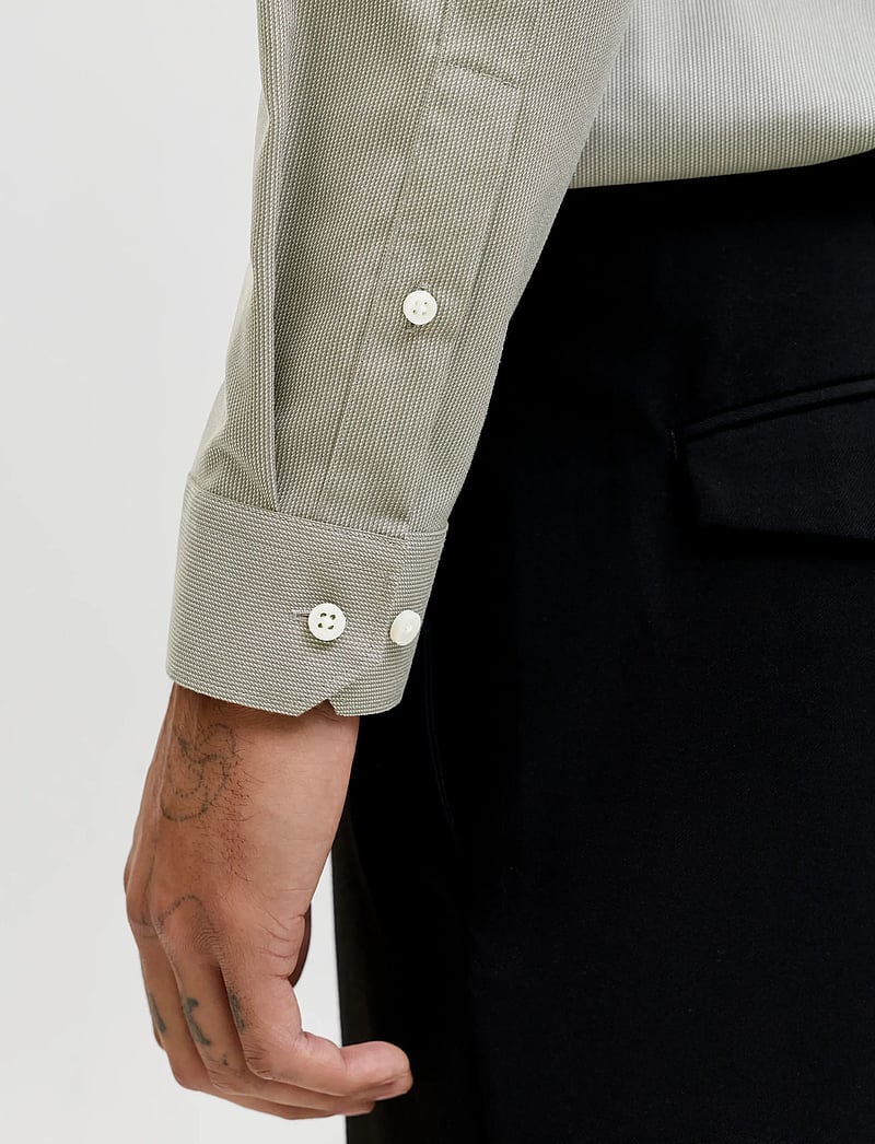 Jack & Jones - JPRBLAPARKER SHIRT L/S NOOS - formelle skjorter - smokey olive - 4