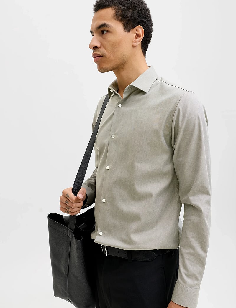 Jack & Jones - JPRBLAPARKER SHIRT L/S NOOS - formelle skjorter - smokey olive - 5