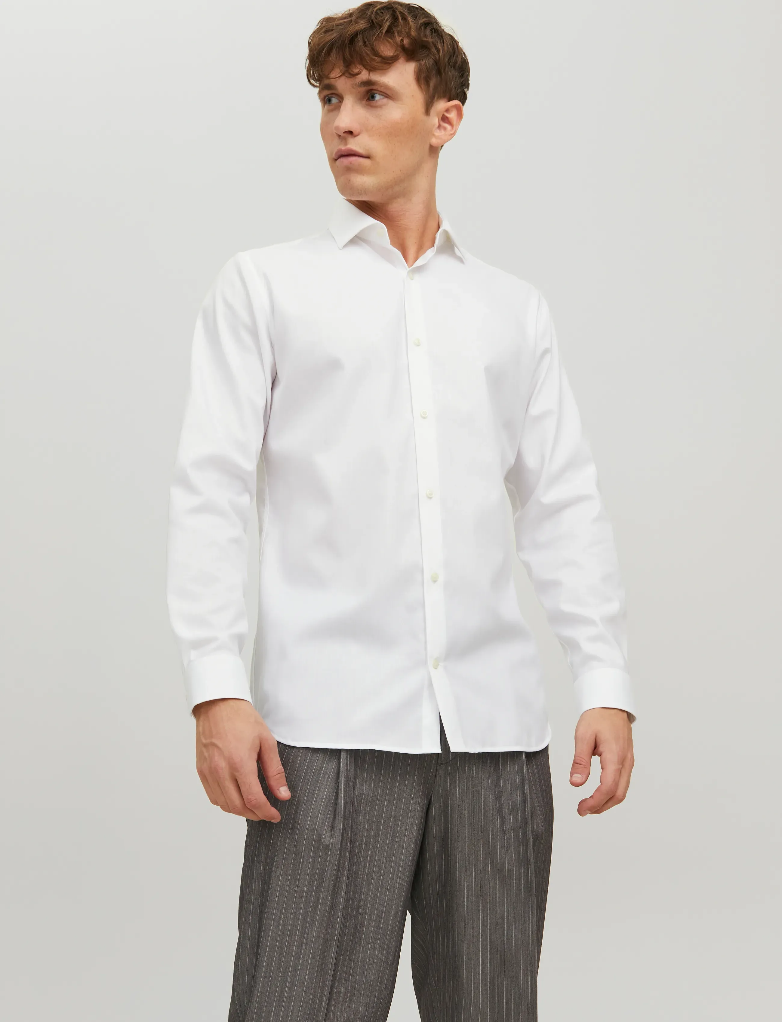 Jack & Jones JPRBLAPARKER SHIRT L/S NOOS - Formalwear - WHITE / white