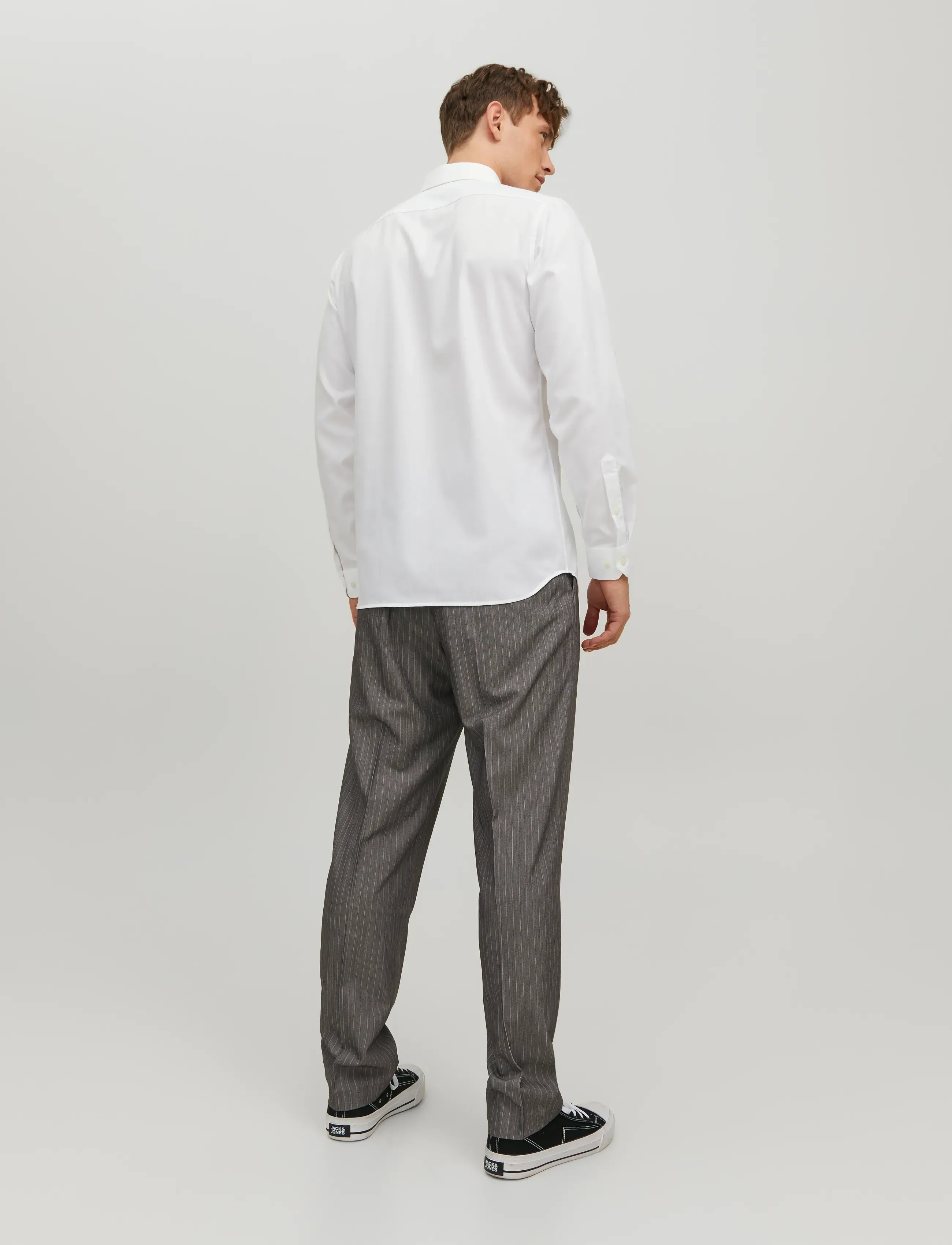 Jack & Jones - JPRBLAPARKER SHIRT L/S NOOS - gestreifte hemden - white - 3