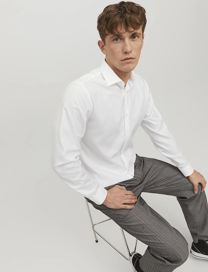 Jack & Jones - JPRBLAPARKER SHIRT L/S NOOS - formelle hemden - white - 4