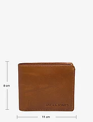 Jack & Jones - JACSIDE LEATHER WALLET - piniginės - cognac - 4