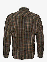 Jack & Jones - JCODESERT HERRINGBONE CHECK SHIRT LS LN - checkered shirts - forest night - 1