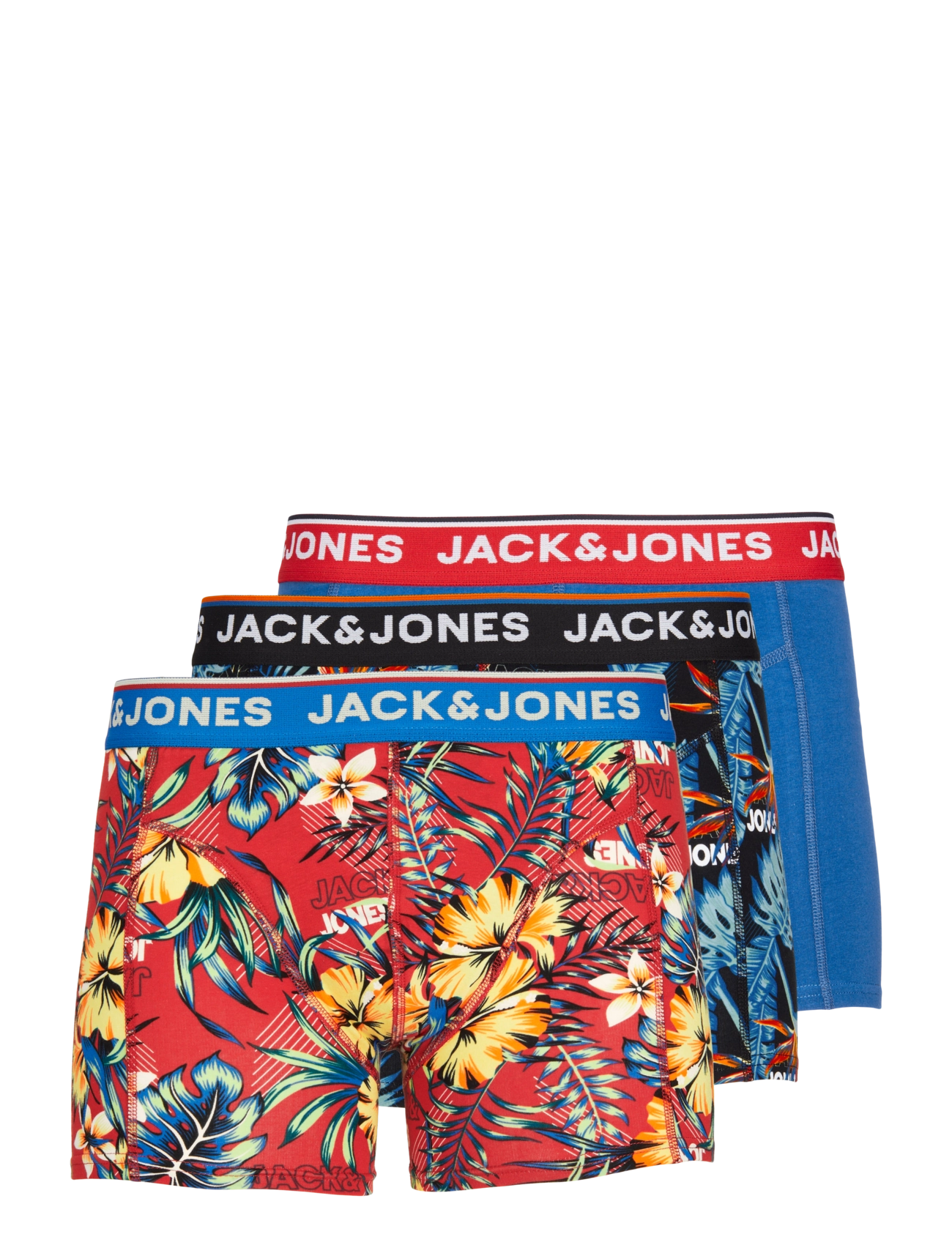 Jack & Jones JACAZORES TRUNKS 3 PACK NOOS - Kalsonger - BLACK / black