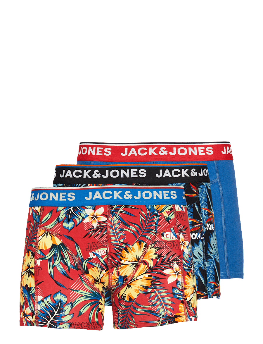 Jack & Jones - JACAZORES TRUNKS 3 PACK NOOS - boxerkalsonger - black - 1