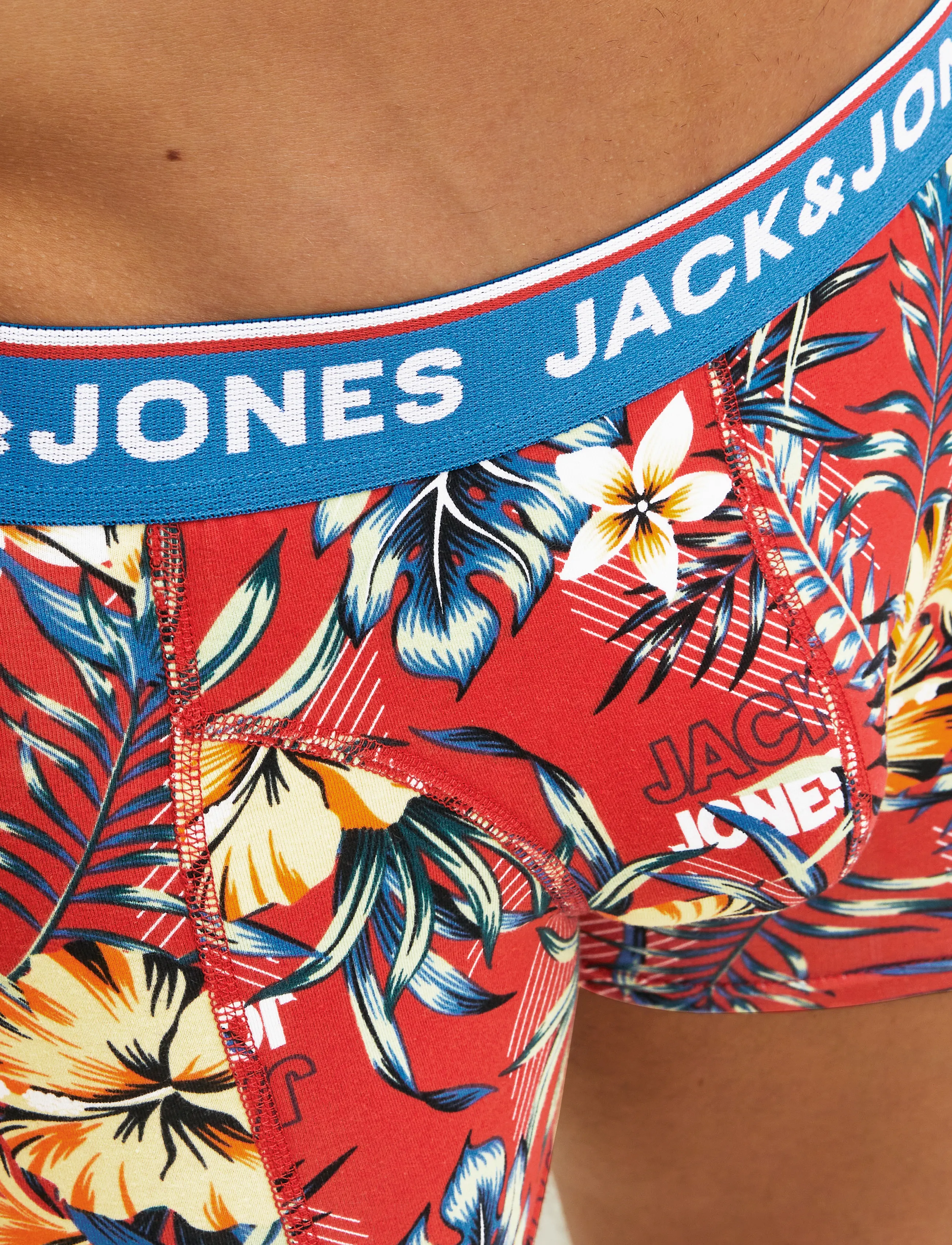 Jack & Jones - JACAZORES TRUNKS 3 PACK NOOS - boxerkalsonger - black - 4