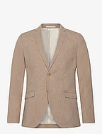 JPRRIVIERA LINEN BLAZER SLIM FIT SN - BEIGE