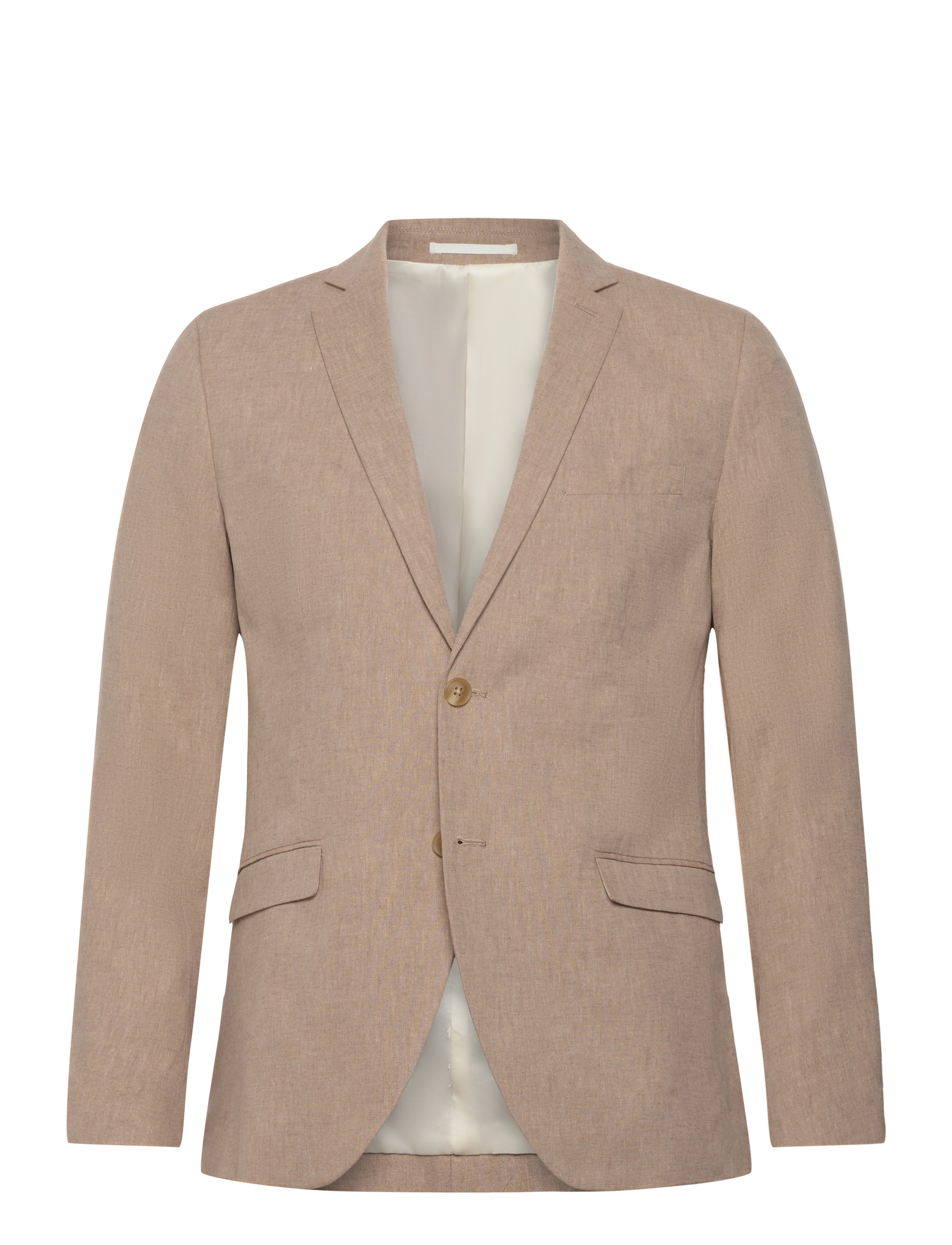 Jack & Jones - JPRRIVIERA LINEN BLAZER SLIM FIT SN - beige - 1