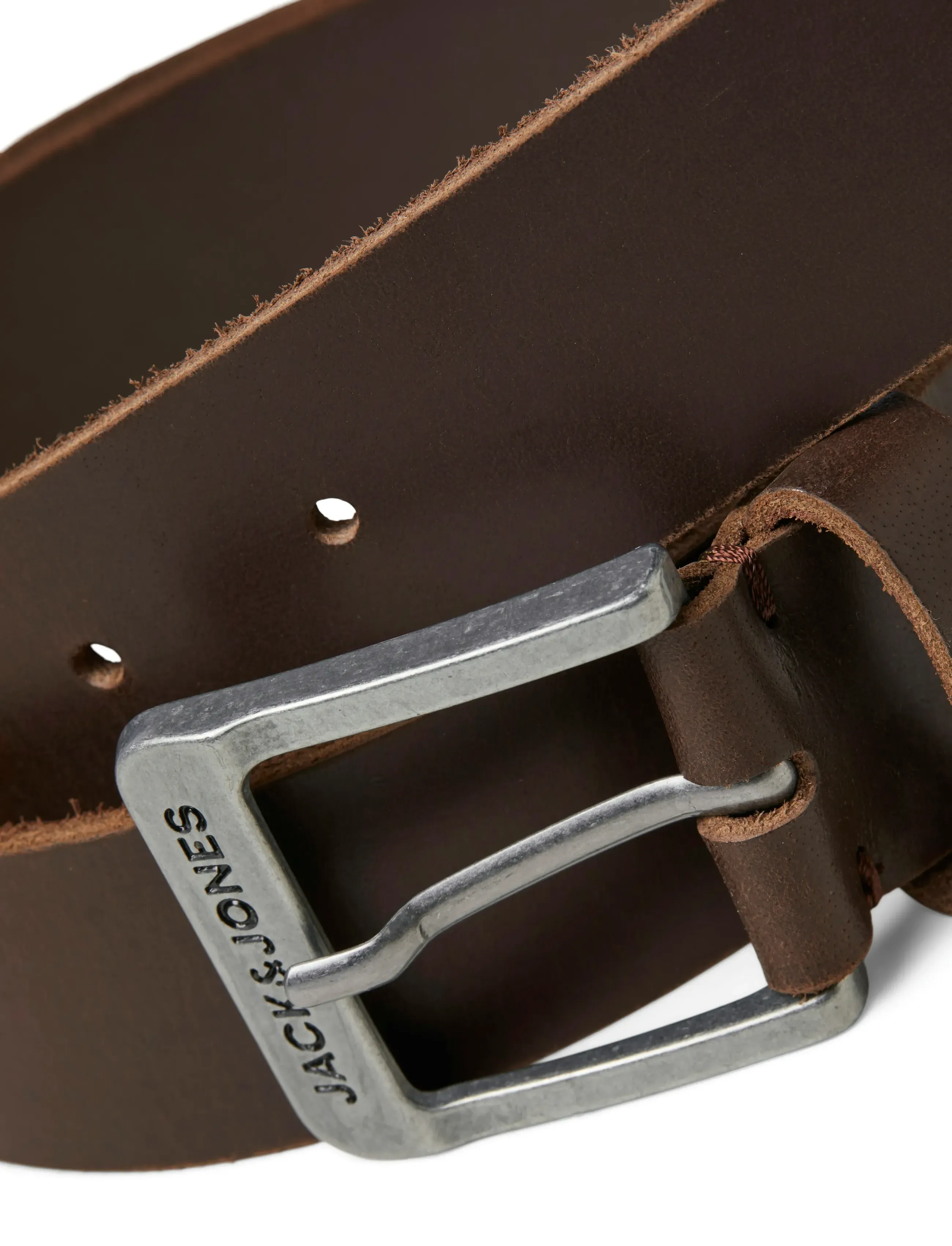 Jack & Jones - JACROCK LEATHER BELT NOOS - brown stone - 4