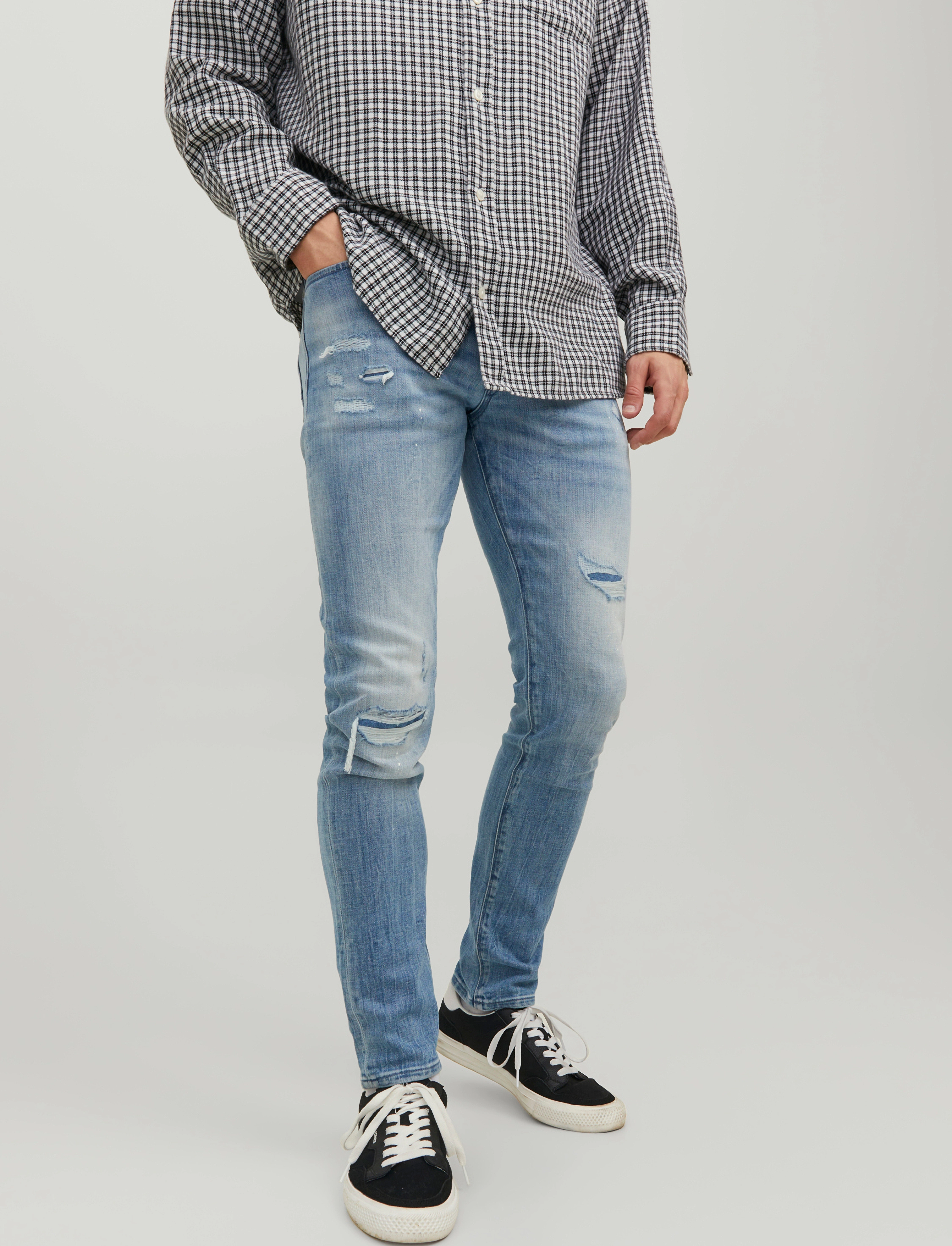 Jack & Jones - JJIGLENN JJBLAIR GE 202 - blue denim - 2