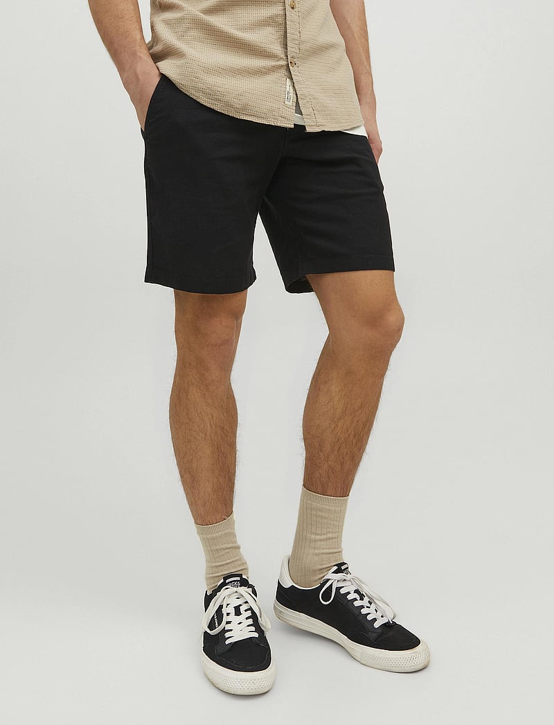 Jack & Jones - JPSTMARCO BREEZE SHORTS SRT - linneshorts - black - 0
