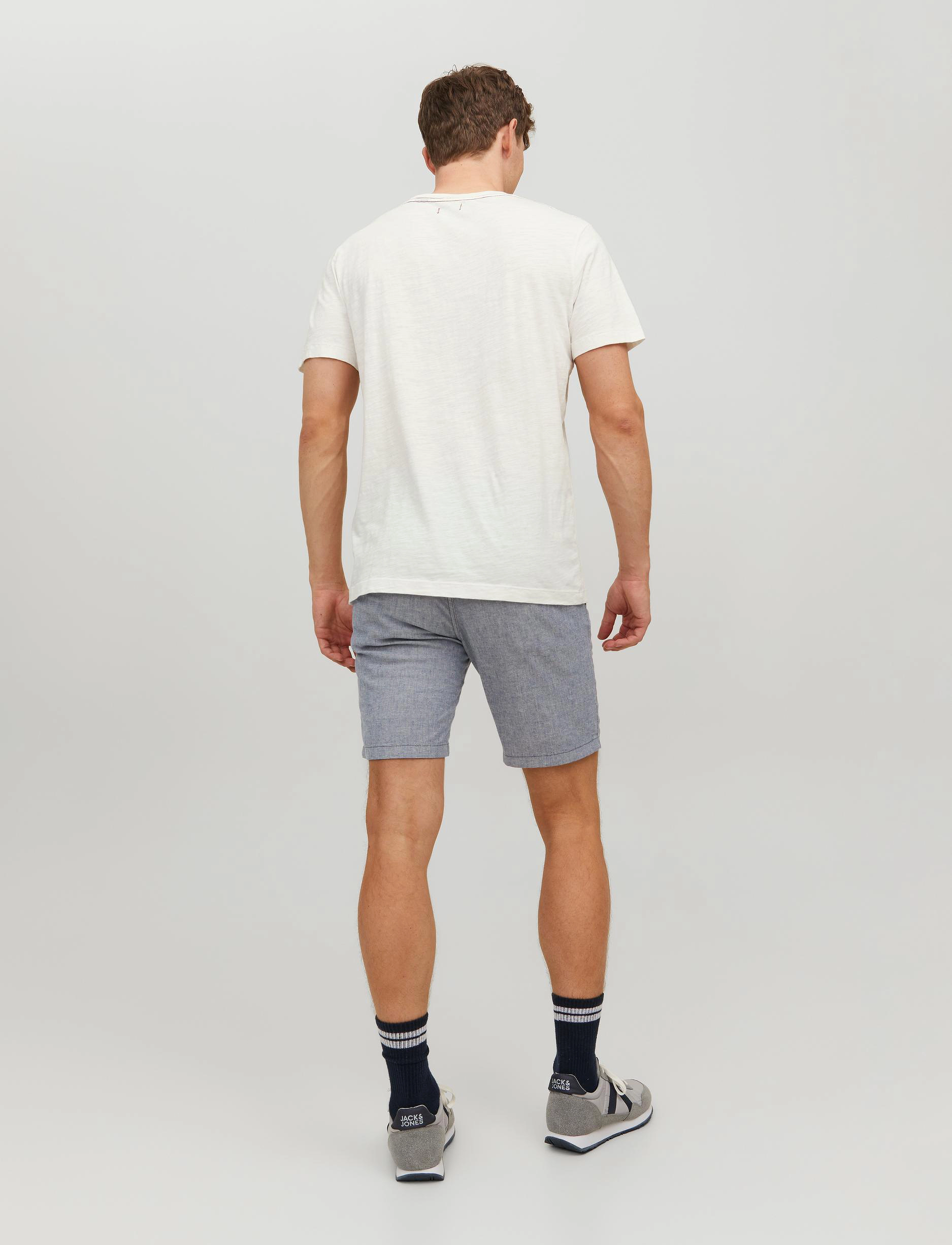 Jack & Jones - JPSTMARCO BREEZE SHORTS SRT - leinen-shorts - blue indigo - 3