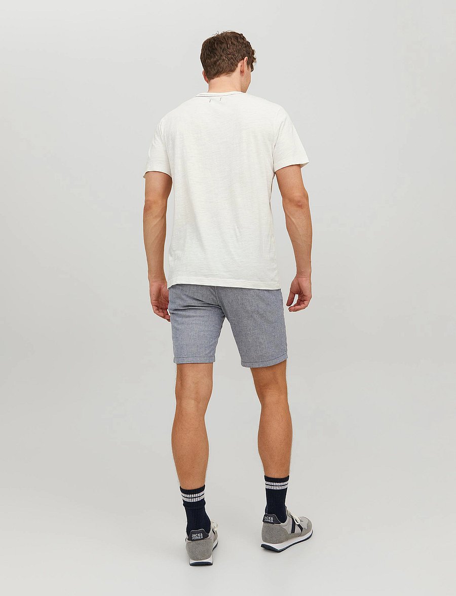 Jack & Jones - JPSTMARCO BREEZE SHORTS SRT - leinen-shorts - blue indigo - 3