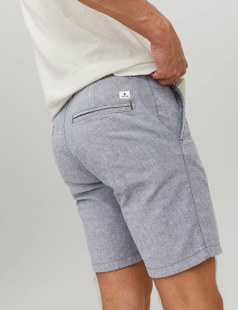 Jack & Jones - JPSTMARCO BREEZE SHORTS SRT - leinen-shorts - blue indigo - 5
