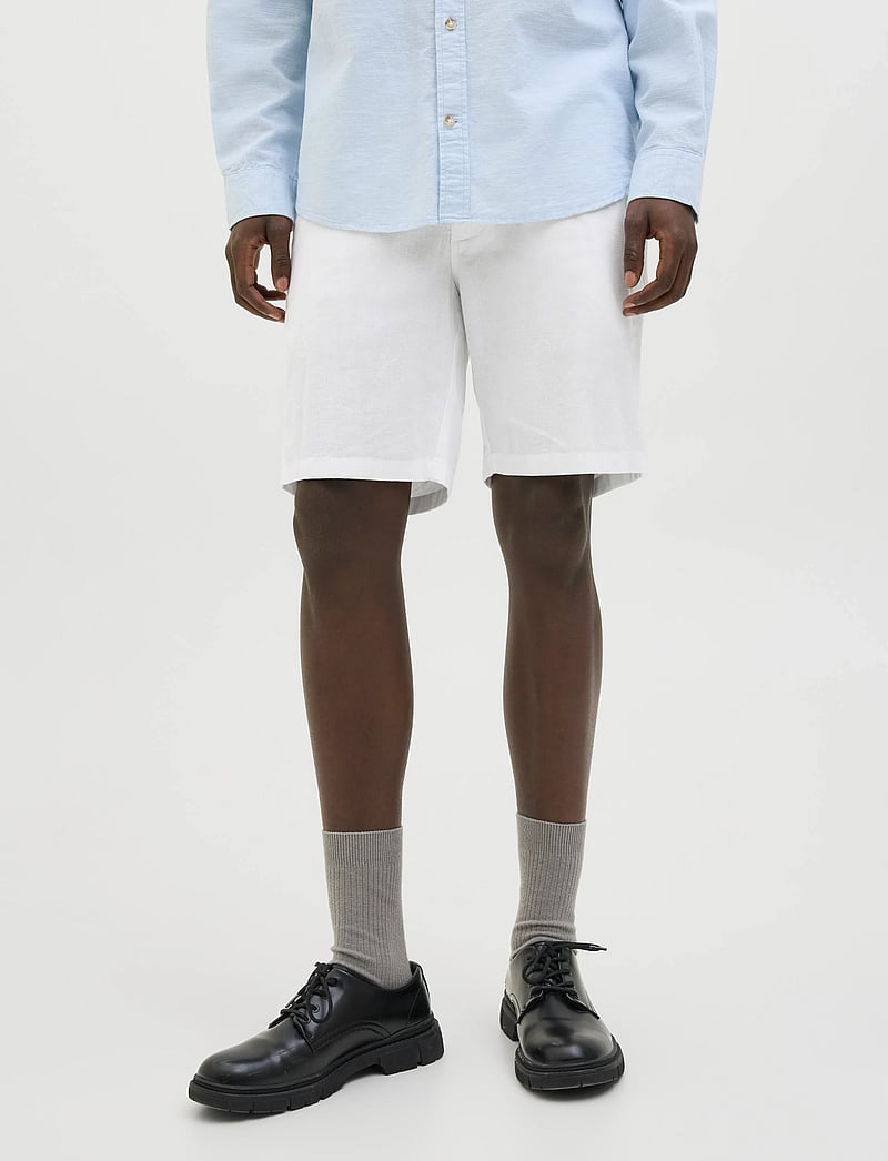 Jack & Jones - JPSTMARCO BREEZE SHORTS SRT - linased lühikesed püksid - white - 0