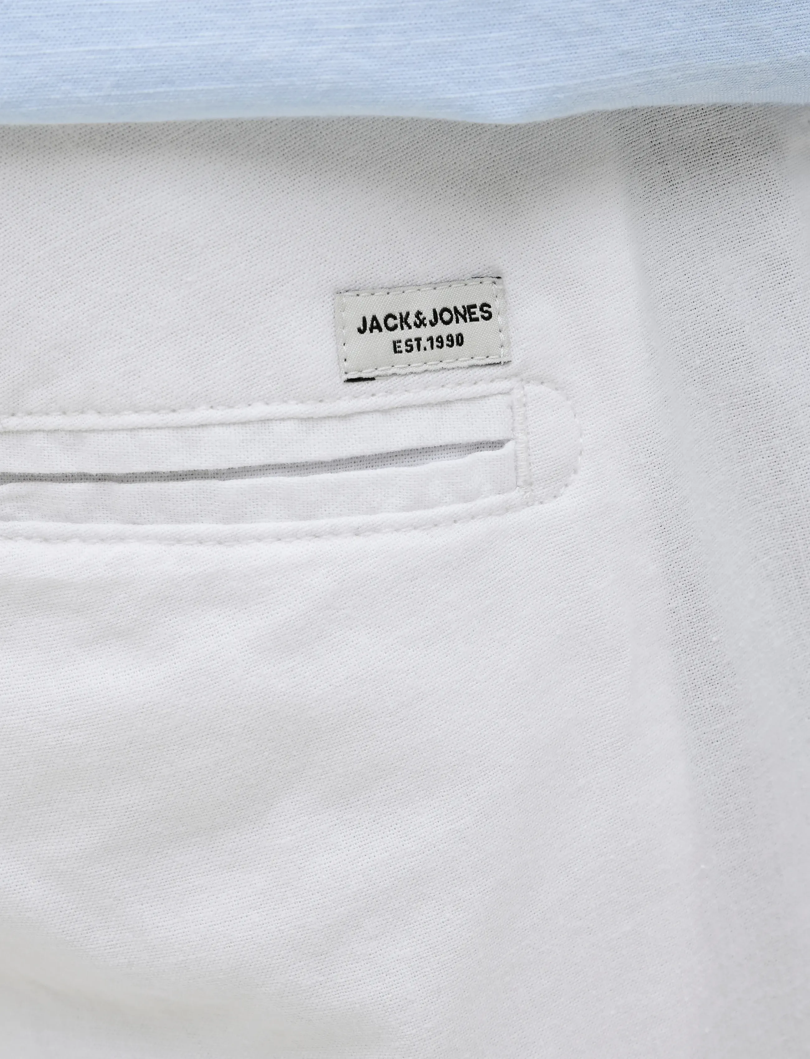 Jack & Jones JPSTMARCO BREEZE SHORTS SRT - Leinen-Shorts - WHITE / white