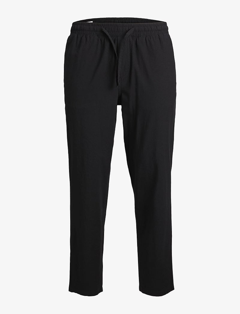 Jack & Jones - JPSTACE BREEZE JOGGER SN - leinenhosen - black - 1