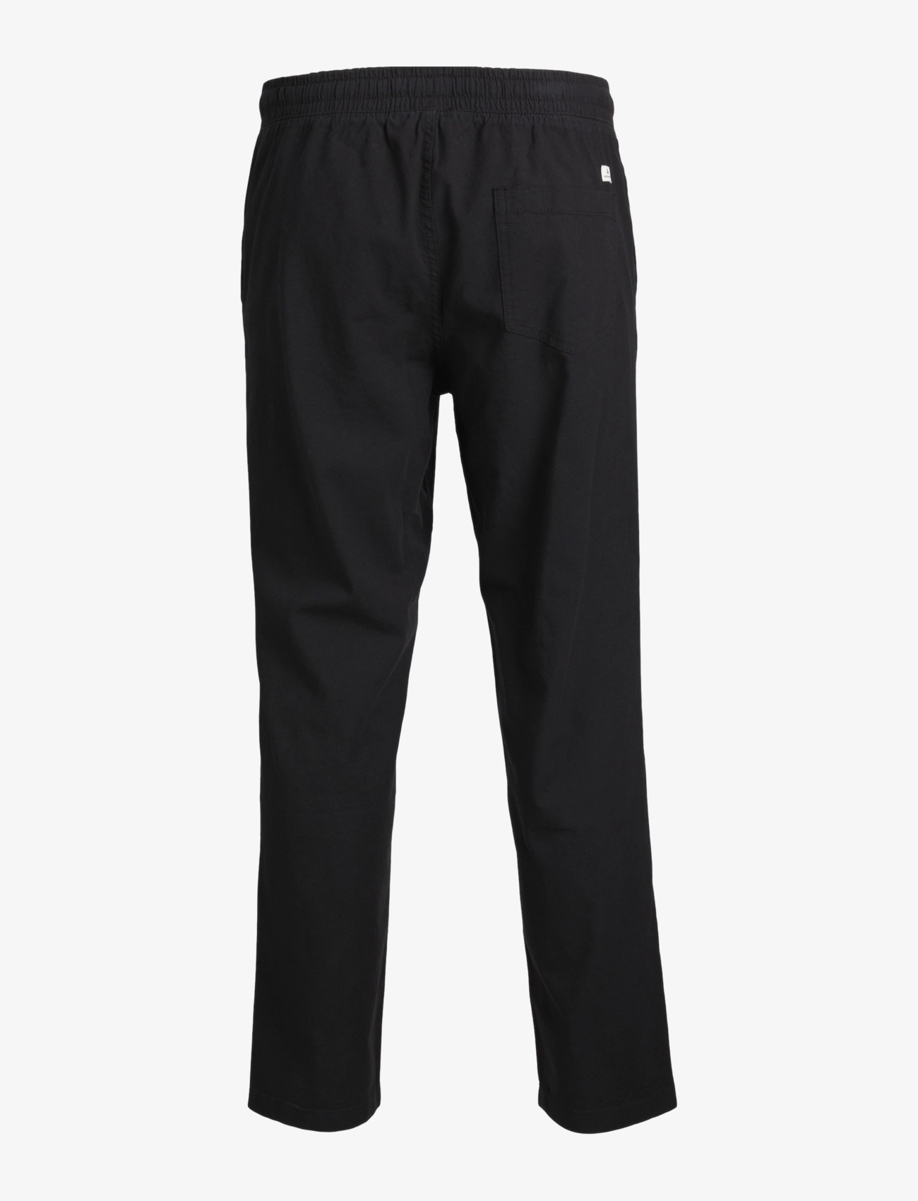 Jack & Jones - JPSTACE BREEZE JOGGER LN - leinenhosen - black - 2