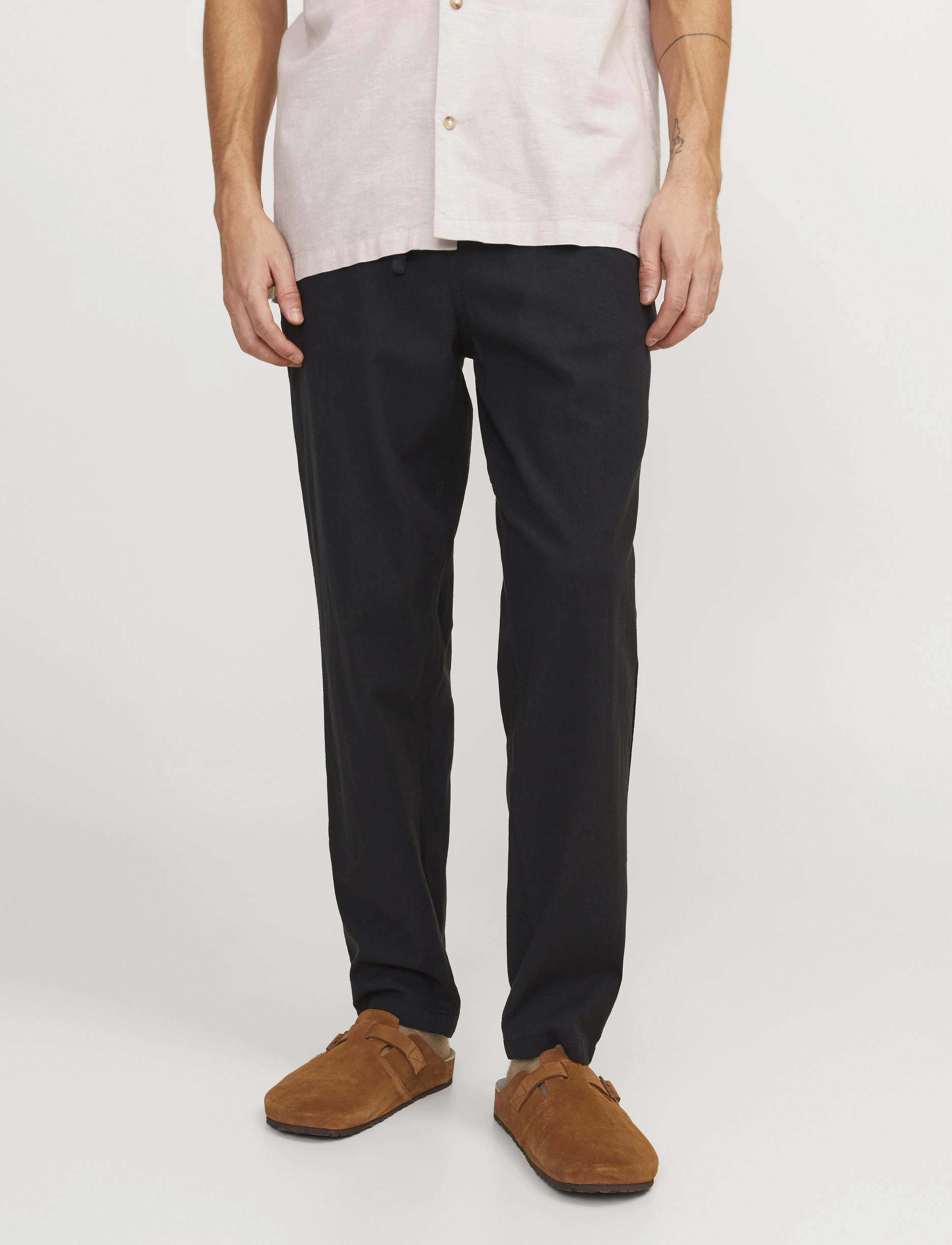 Jack & Jones JPSTACE BREEZE JOGGER LN - Hosen - BLACK / black