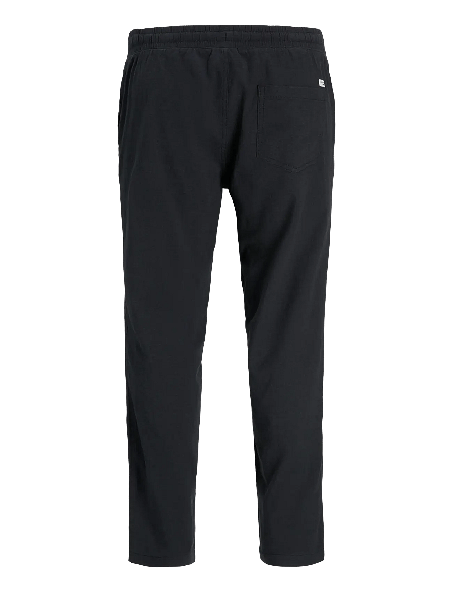 Jack & Jones - JPSTACE BREEZE JOGGER LN - linnebyxor - black - 2